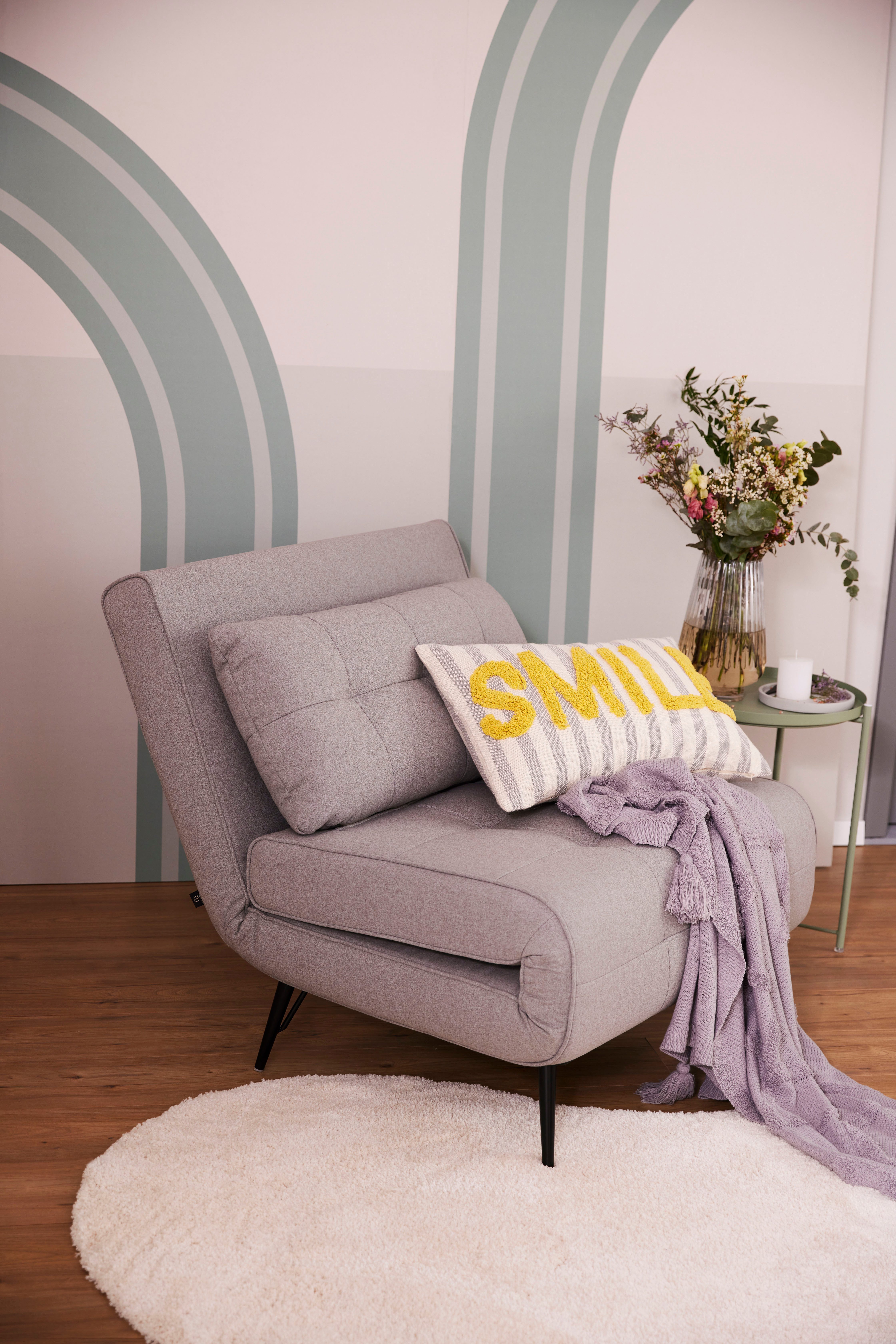 LeGer Home by Lena Gercke Hoogpolig vloerkleed Halrum, effen, bijzondere vorm, modern organische vorm, boonvorm, knuffelig, woonkamer, slaapkamer