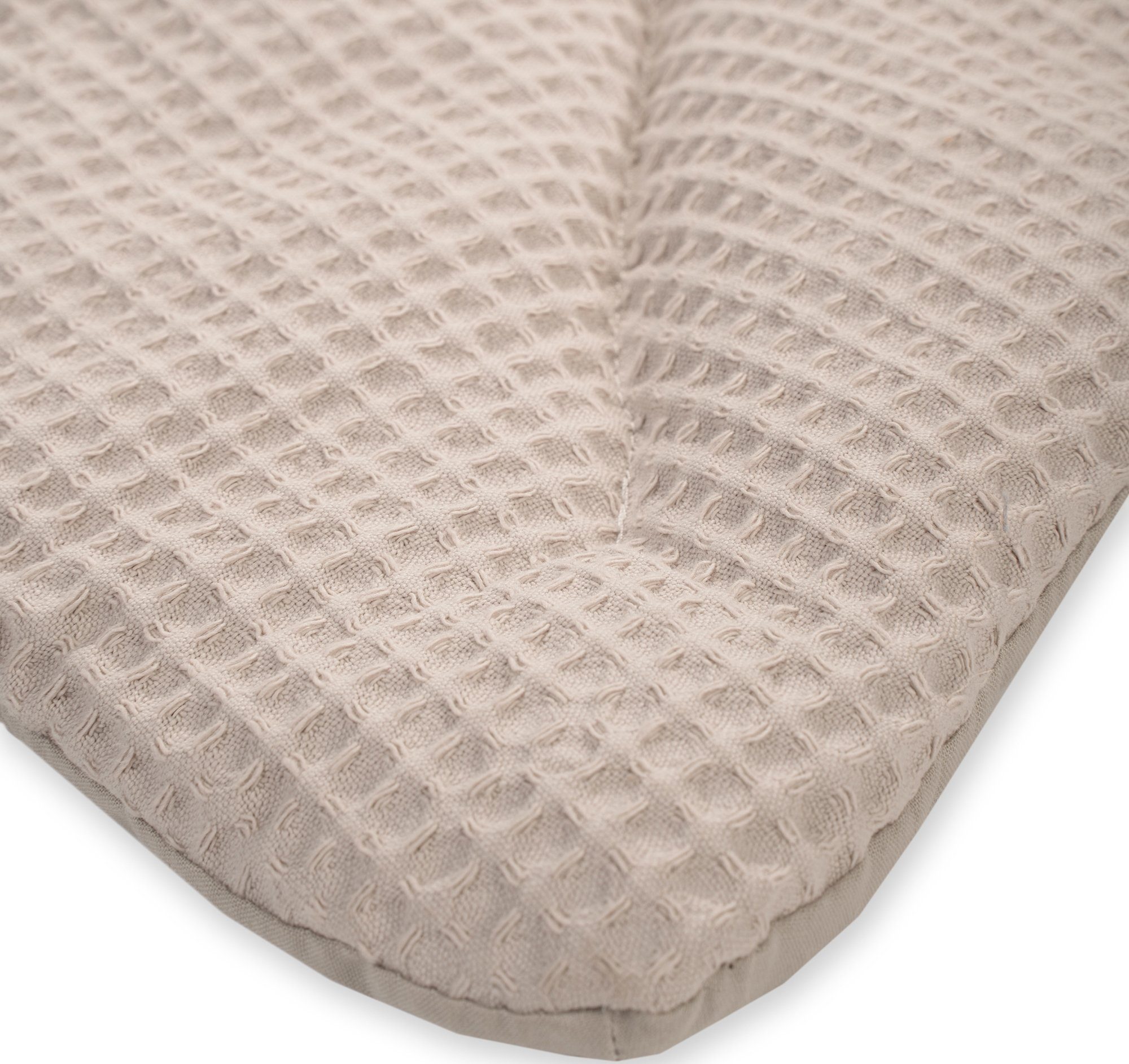 Zöllner Boxkleed Blad wafelpiqué, Seashell