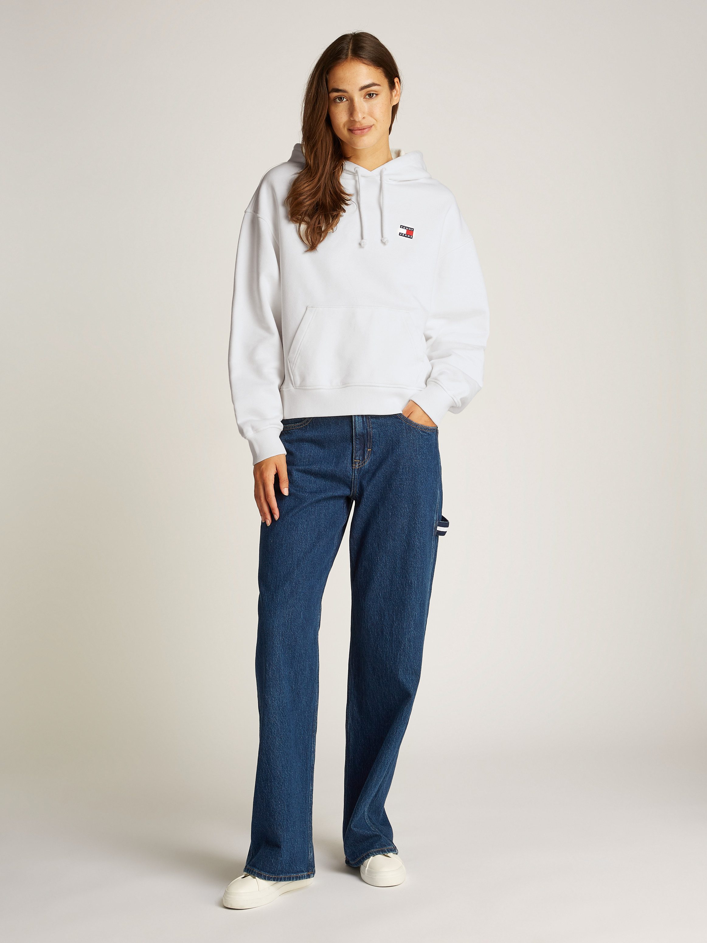 TOMMY JEANS Hoodie TJW BXY BADGE HOODIE EXT