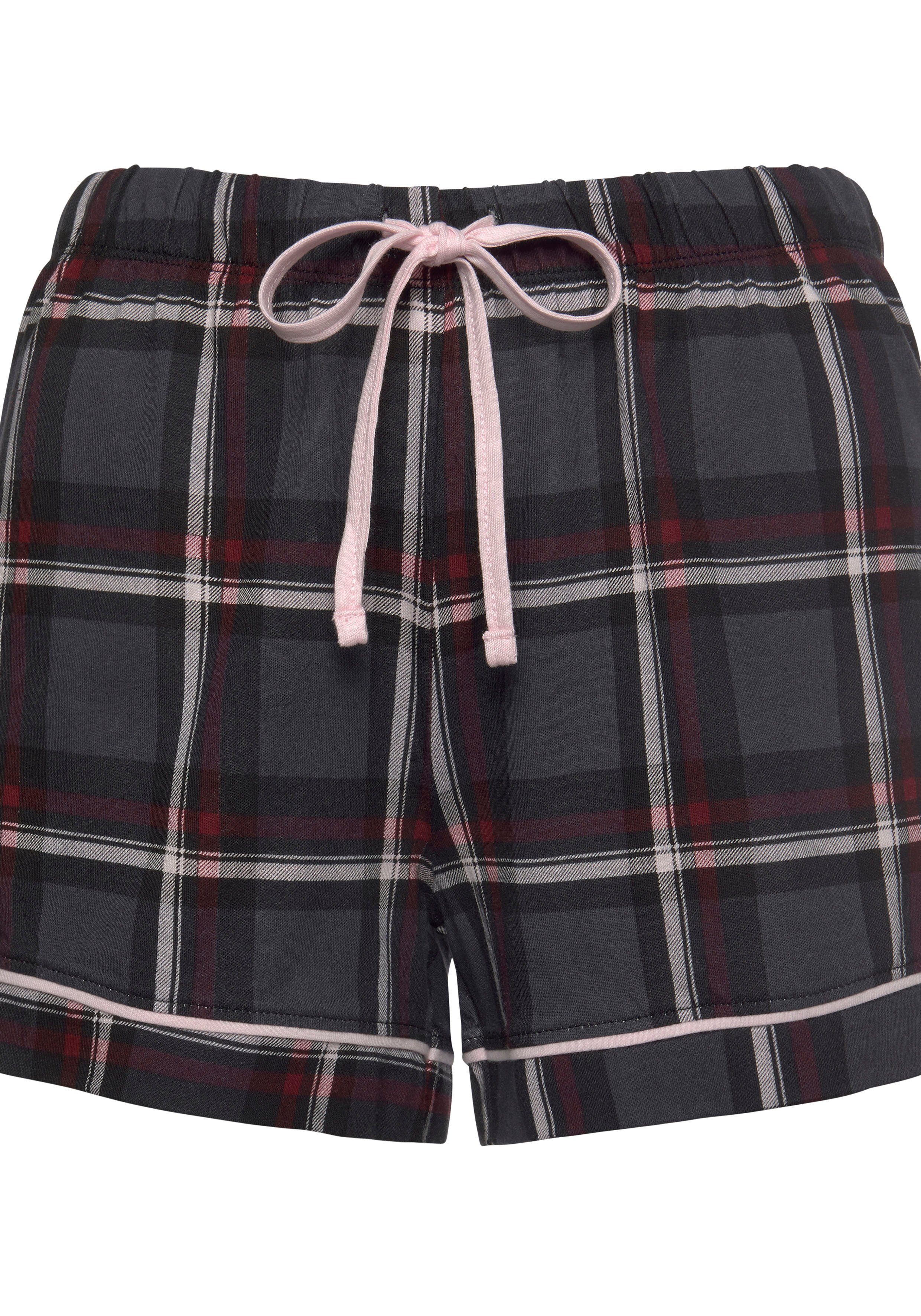 s.Oliver RED LABEL Beachwear Shortama met print all-over (2-delig, 1 stuk)