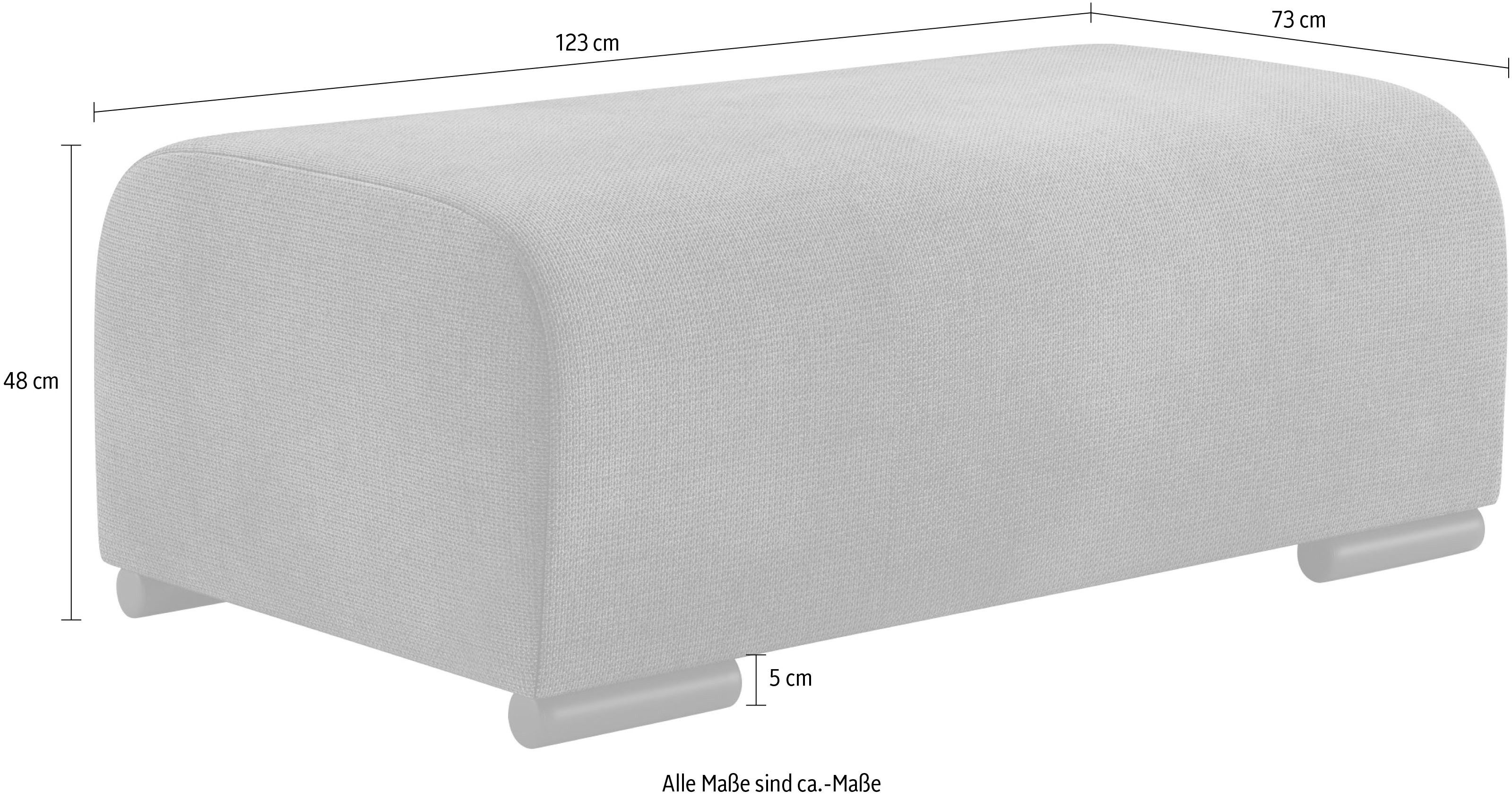 Mr. Couch Hockerbank Sundance met comfortabele boxspring-pocketveringkern, passend bij het garnituur