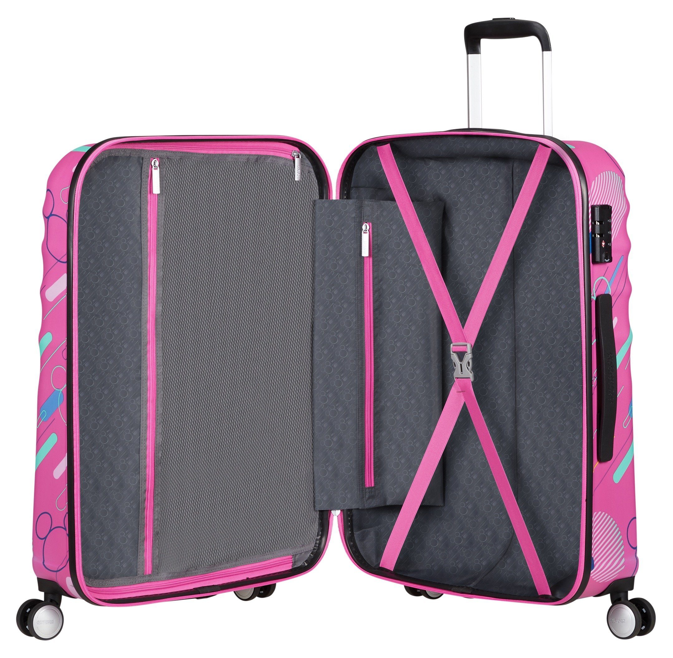 American Tourister Kinderkoffer WAVEBREAKER DISNEY 67 Kinder reisbagage koffer TSA-cijferslot