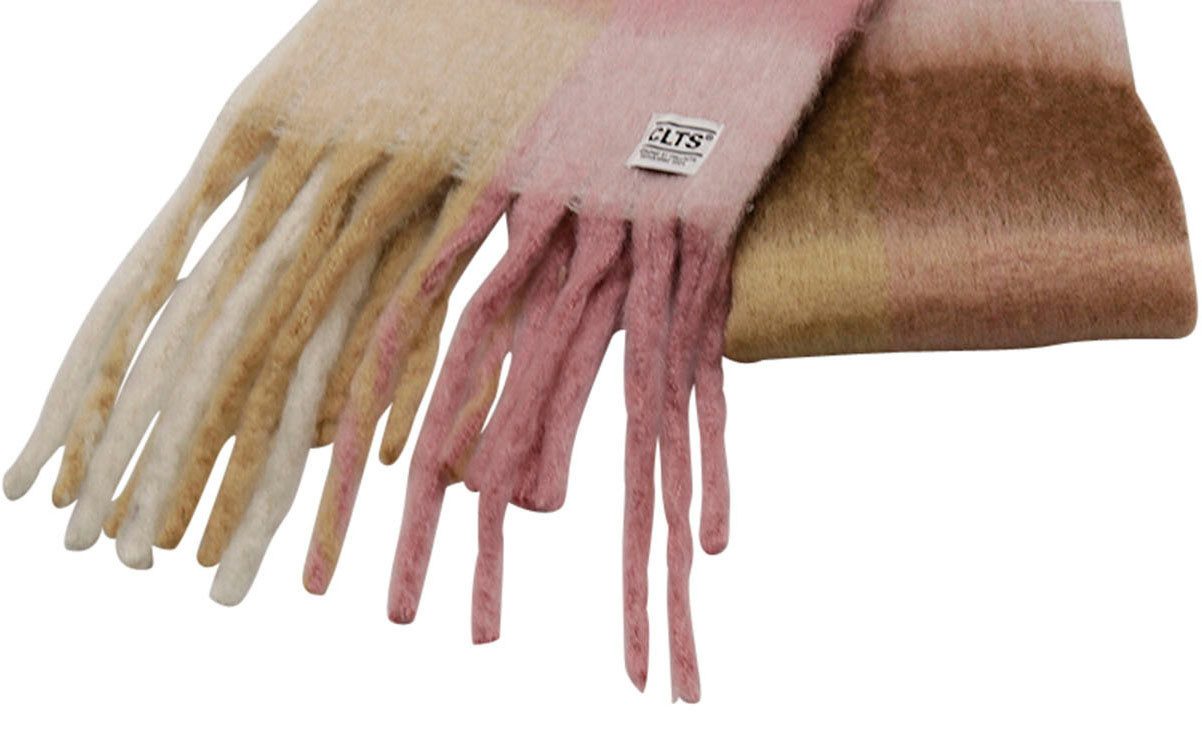 chillouts XXL-sjaal Gero Scarf met dikke franjes
