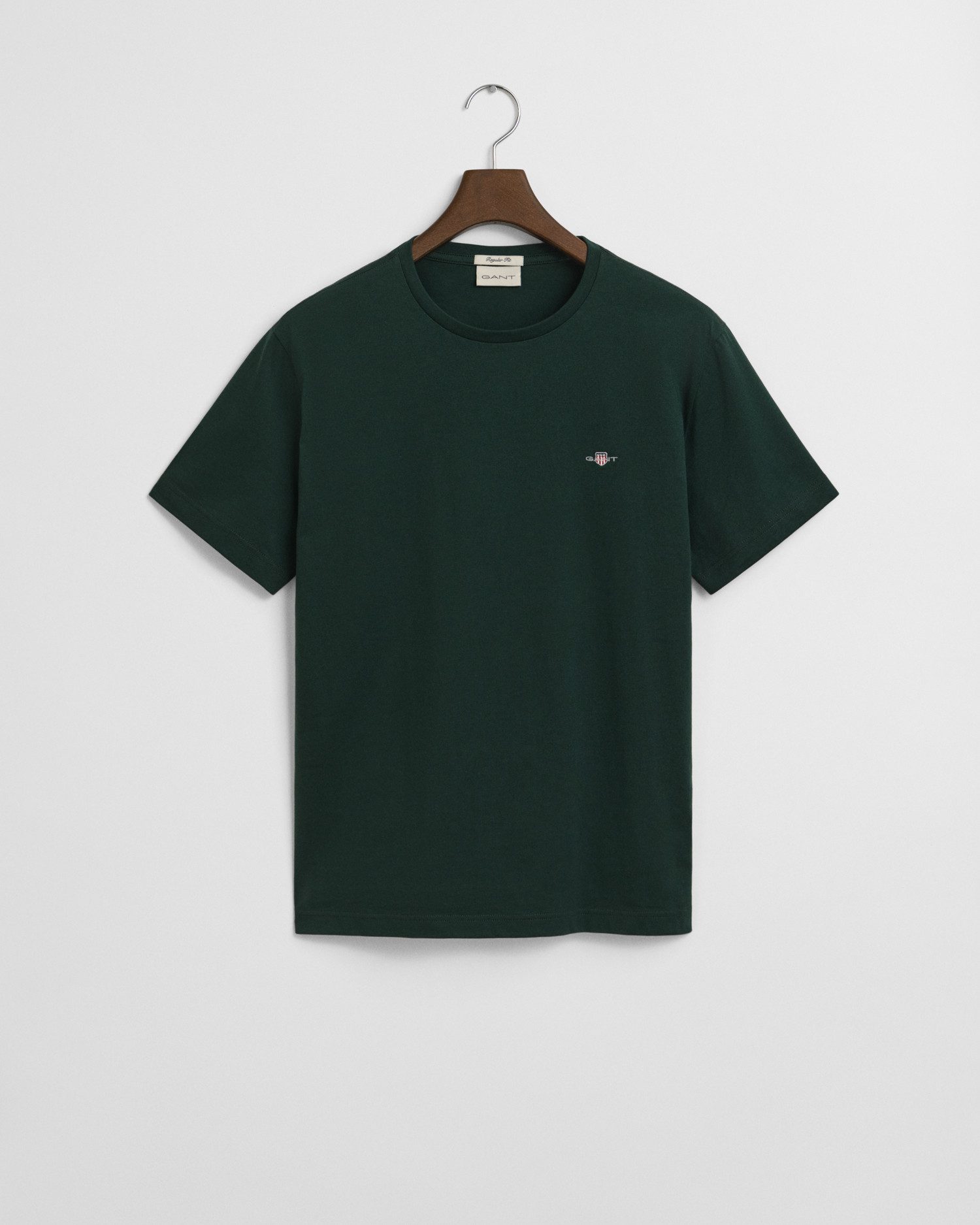 Gant T-shirt REG SHIELD SS T-SHIRT met logoborduursel op borsthoogte