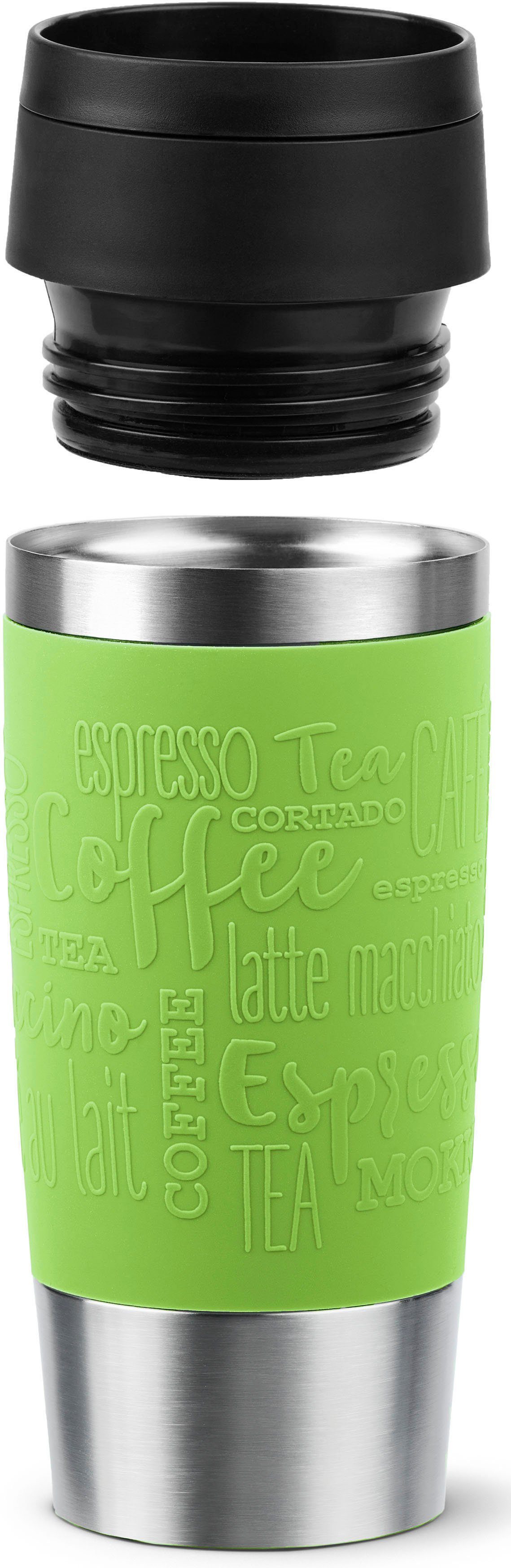 Emsa Thermosbeker Travel Mug Classic, met 360° drinkopening 4u heet, 8u koud - 360 ml / 6u heet, 12u koud - 500 ml, 100% dicht