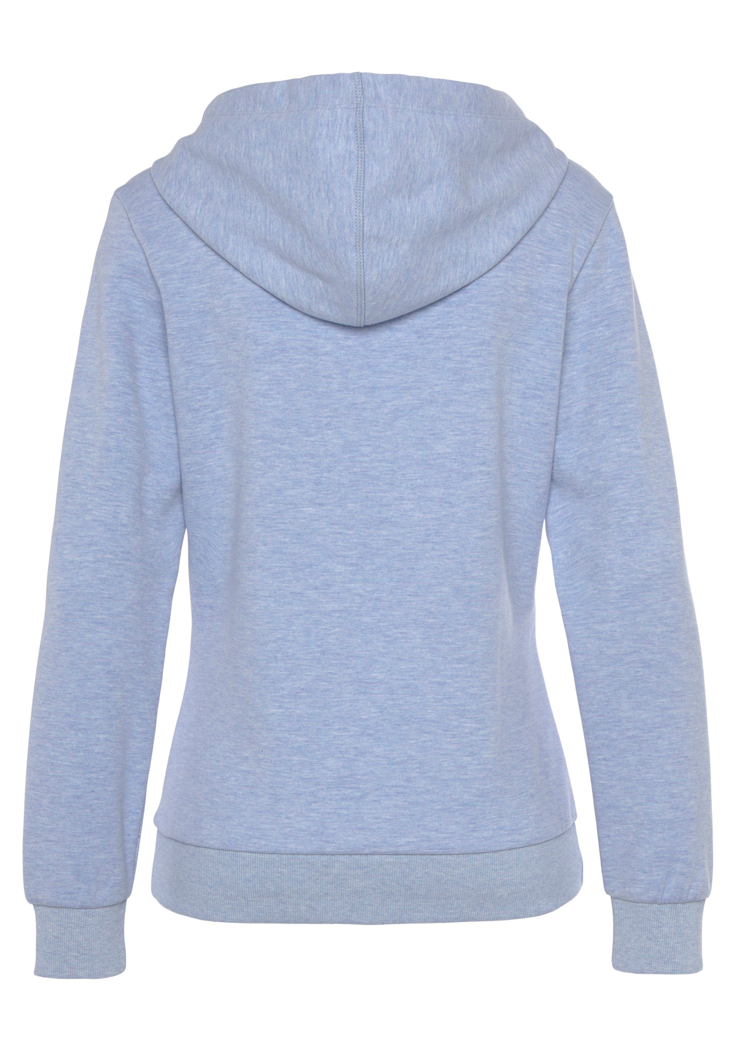 Bench. Loungewear Hoodie -lounge hoodie- met glanzende logo-borduurwerk, loungewear, loungepak
