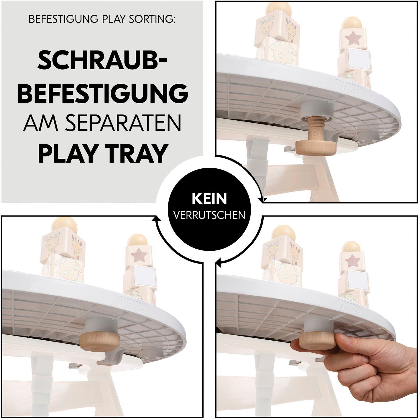 Hauck Vormenspel Play Sorting GirafFSC® - beschermt het bos - wereldwijd