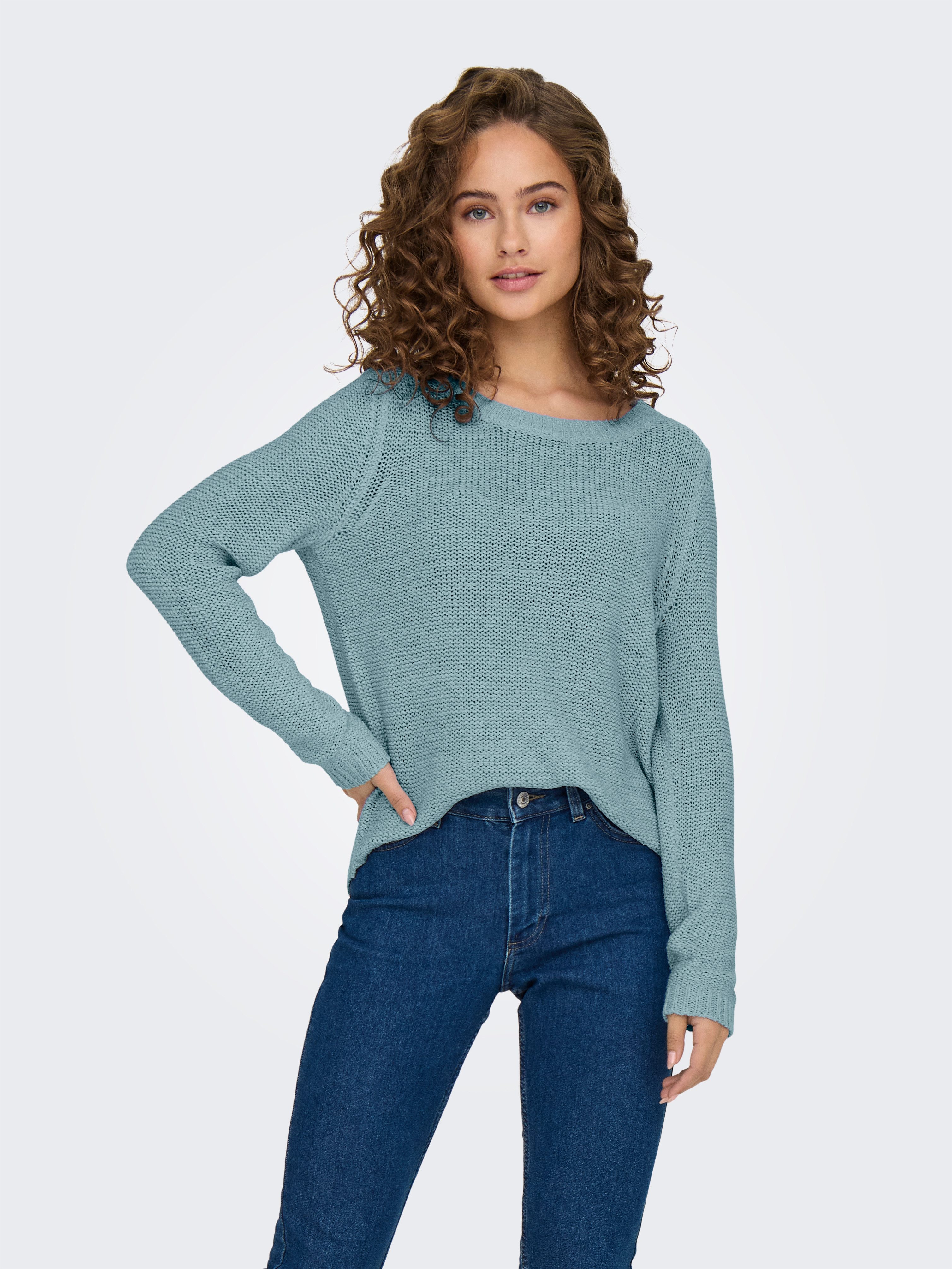 Only Gebreide trui ONLGEENA XO L/S PULLOVER KNT NOOS