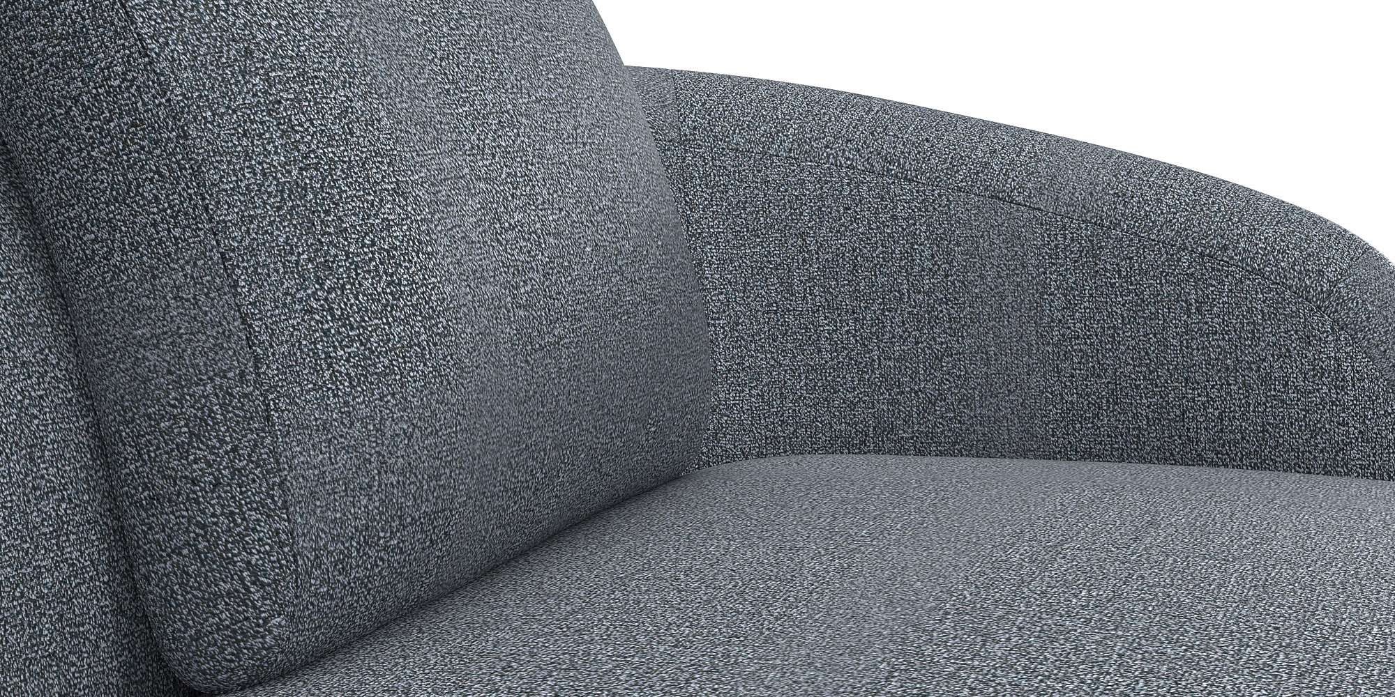 FLEXLUX Zithoek Torino, rond, L-vorm, bankhoek met recamière, longchair-sofa