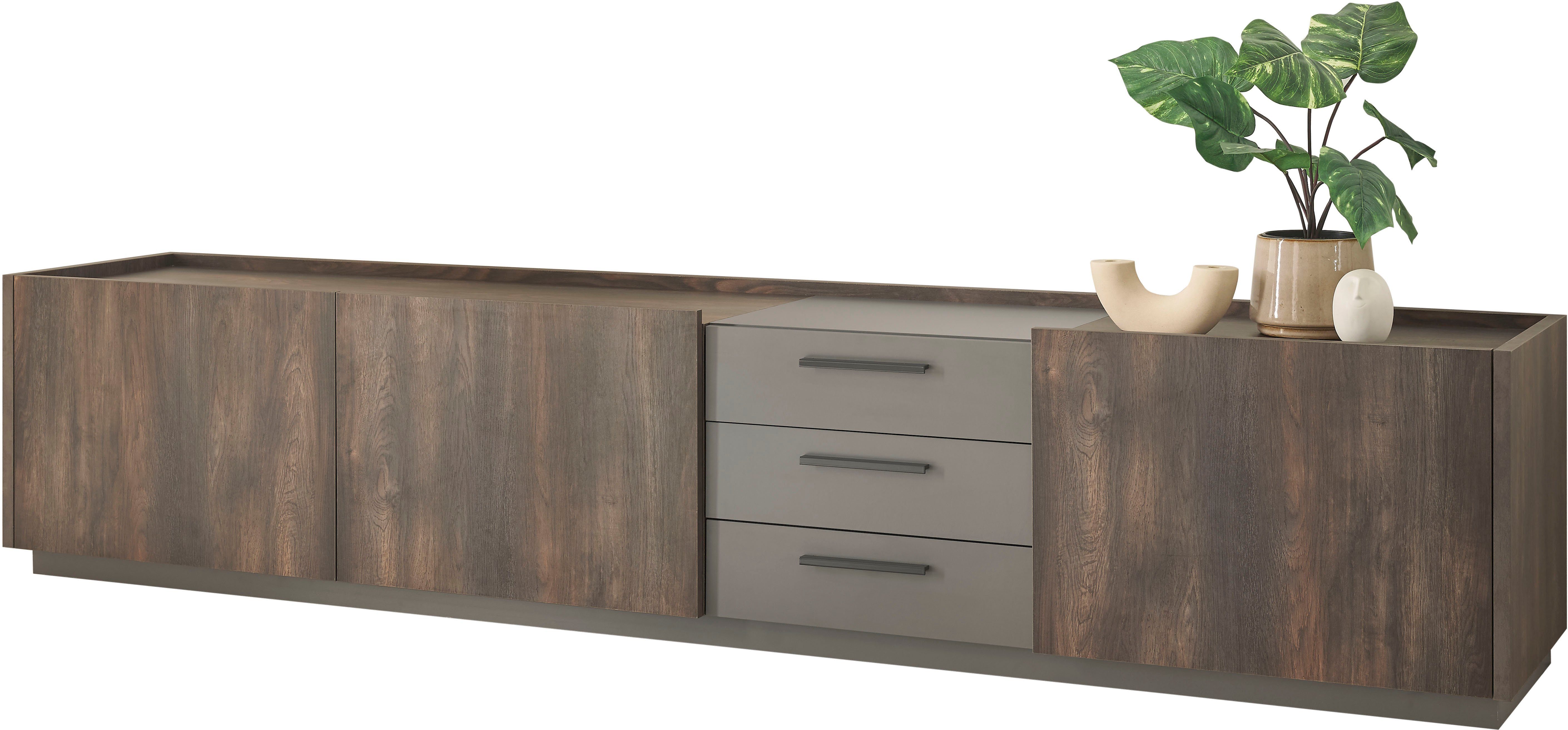 INOSIGN Tv-meubel Largo met soft-closefunctie, breedte ca. 240 cm