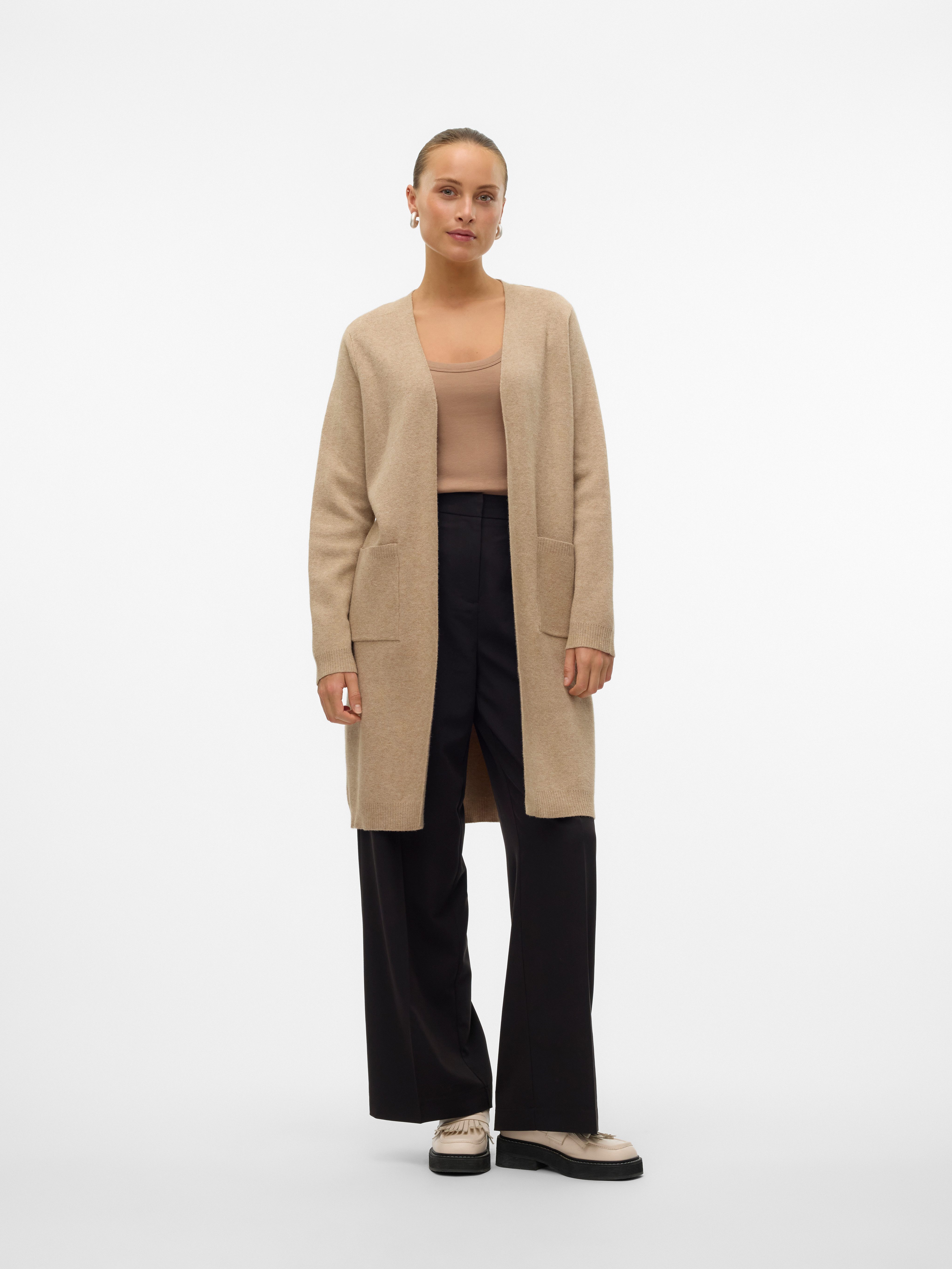 Vero Moda Lang vest VMSABA LS POCKET COATIGAN GA NOOS