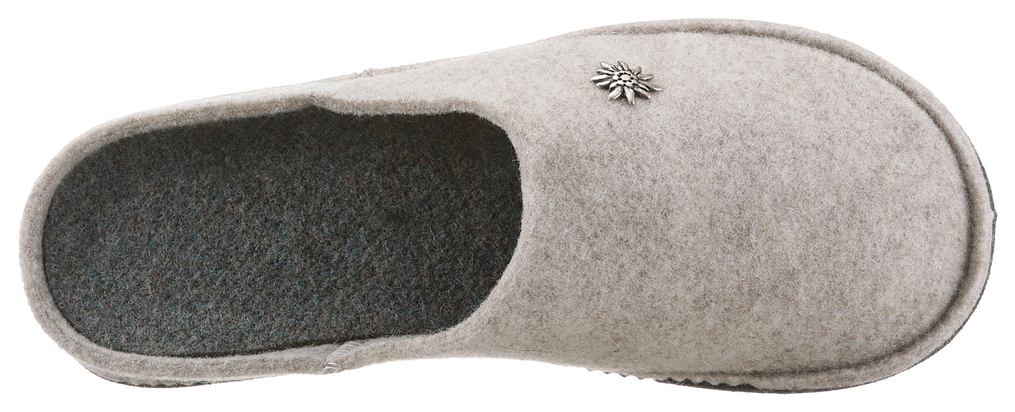 Hirschkogel Pantoffels Dames folklorepantoffels met prachtige edelweiss  (1-delig) snel online gekocht | OTTO