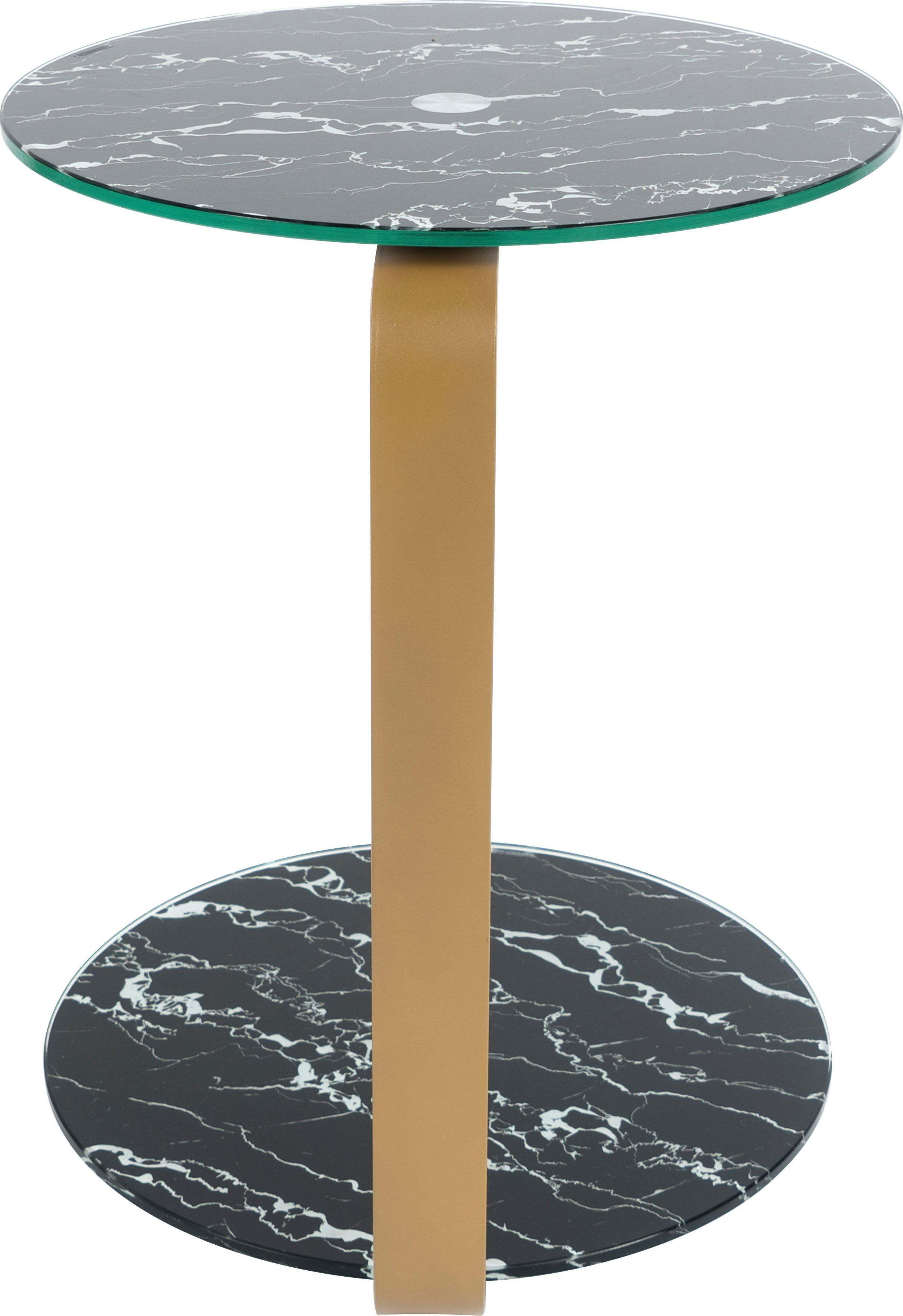 Kayoom Bijzettafel Quentin 525, sofa-bijzettafel, met metalen frame Onderstel ook als legplank, elegante vorm en verschillende kleurvarianten (1 stuk)