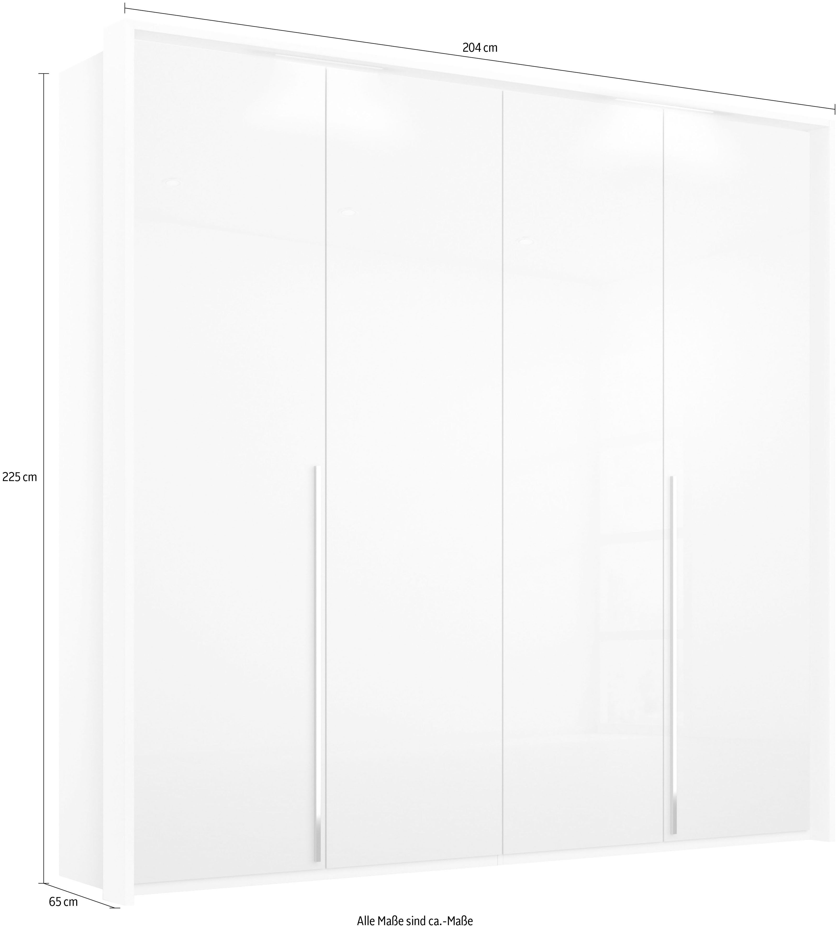 rauch Draaideurkast Montclar Passe-partout optioneel met verlichting, incl. vele accessoires