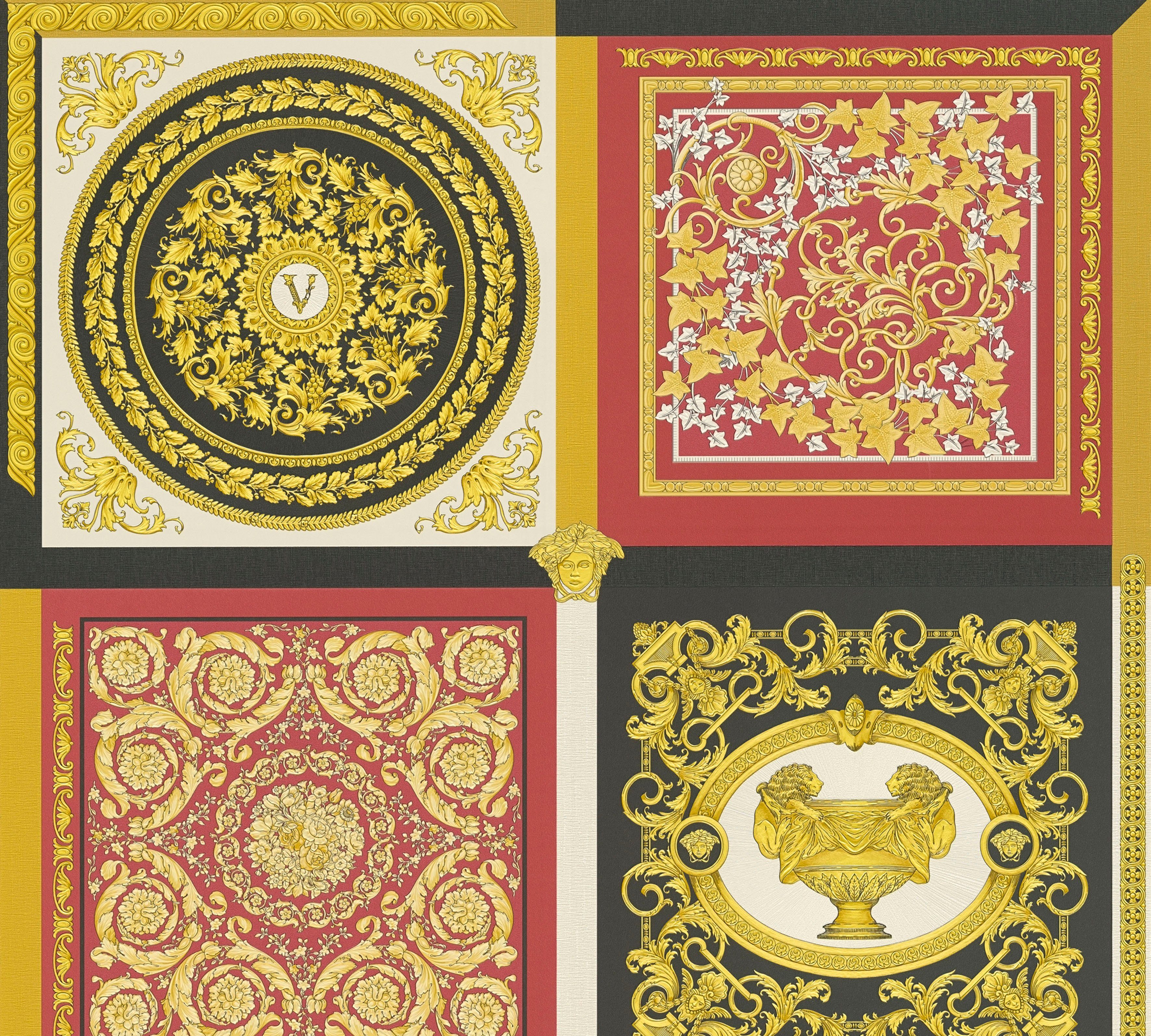 Versace Vliesbehang Wallpaper  5 Design Patchwork (1 stuk)