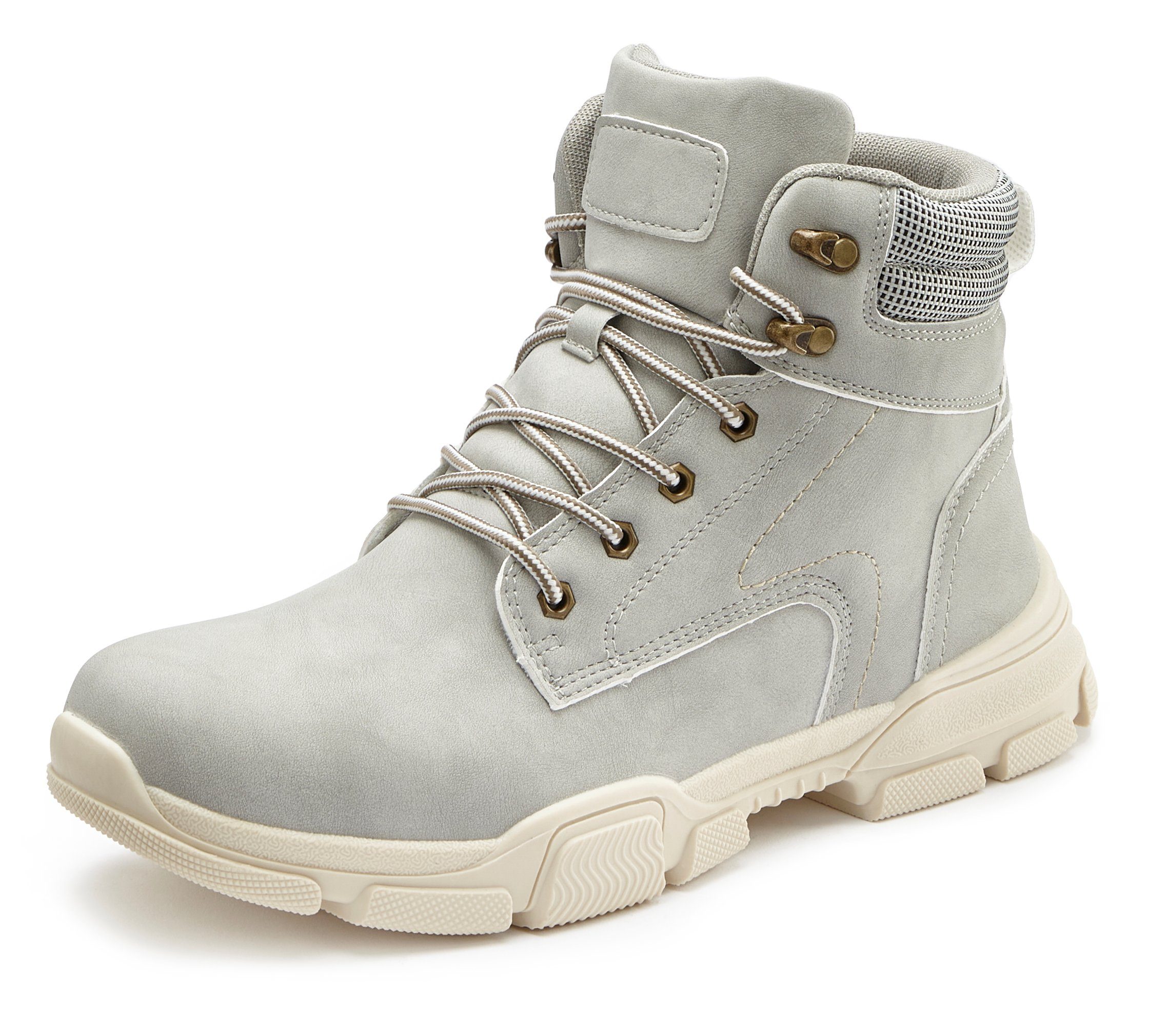 AUTHENTIC LE JOGGER Hoge veterschoenen Veterlaarsjes, wandelschoenen, outdoorlaarzen met profielzool VEGAN