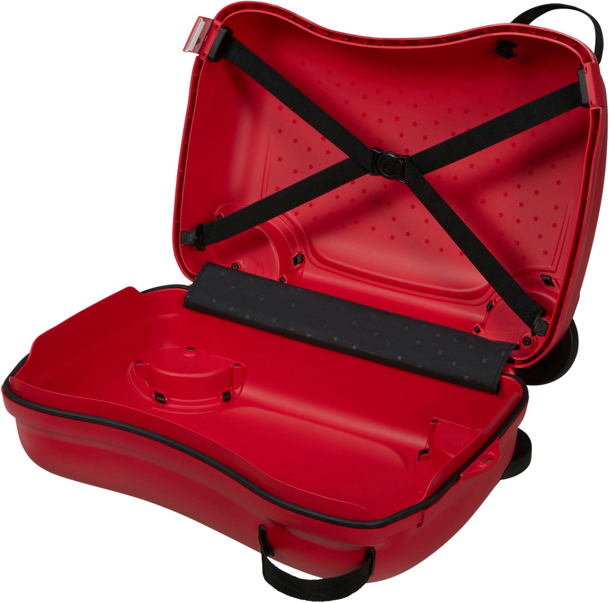 Samsonite Kinderkoffer Dream2Go Ride-on Trolley Disney Cars Kinder reis koffer handbagage om op te zitten en te trekken