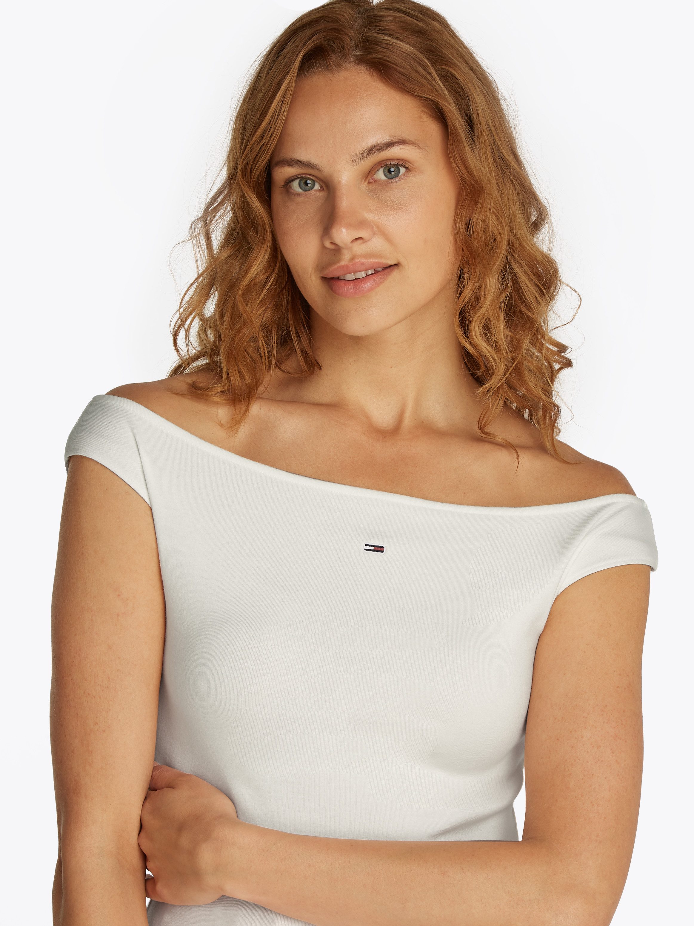 TOMMY JEANS Tanktop TJW BOAT NECK TOP SS EXT