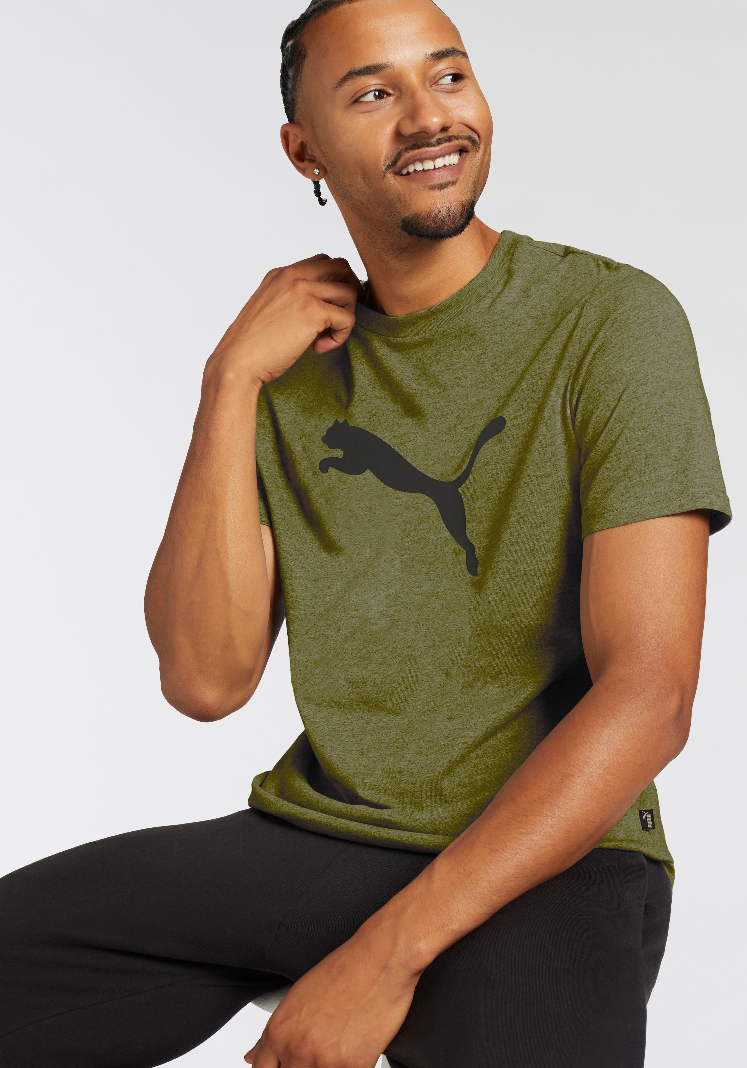 PUMA Trainingsshirt TRAIN FAV HEATHER CAT TEE