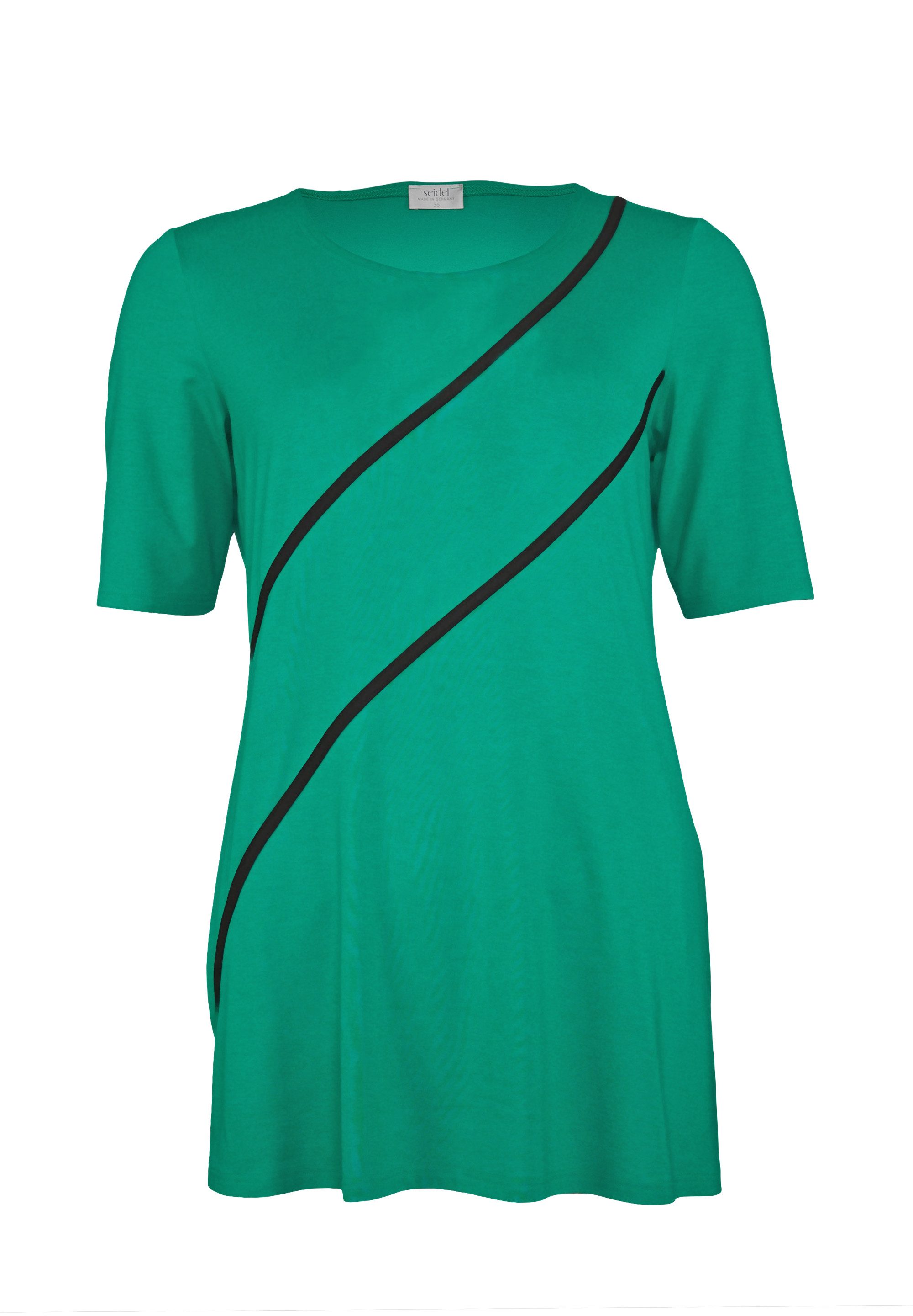 Seidel Moden T-shirt met strepen, made in germany