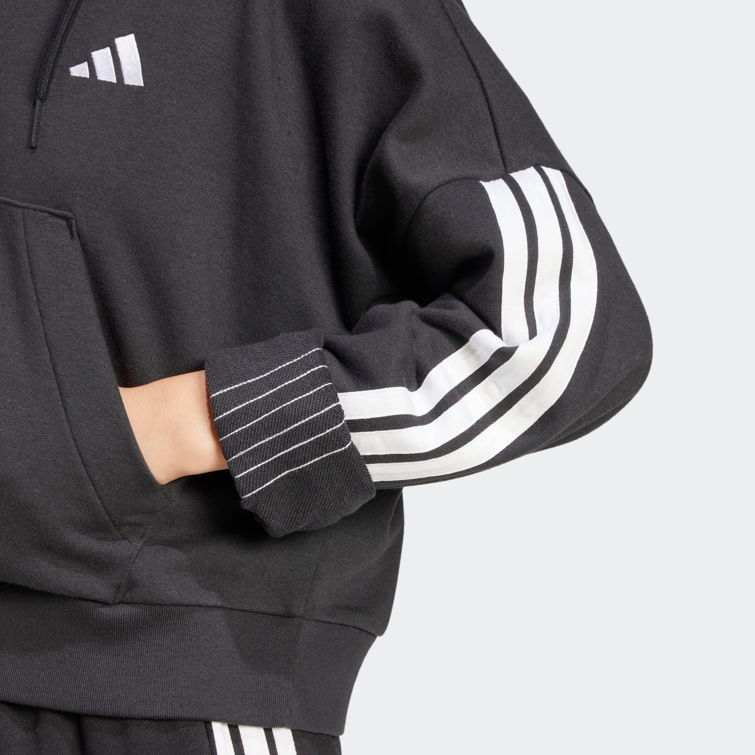 adidas Sportswear Hoodie W 3S FT QZ HD