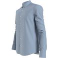 calvin klein overhemd met lange mouwen bt-slim fit stretch poplin blauw