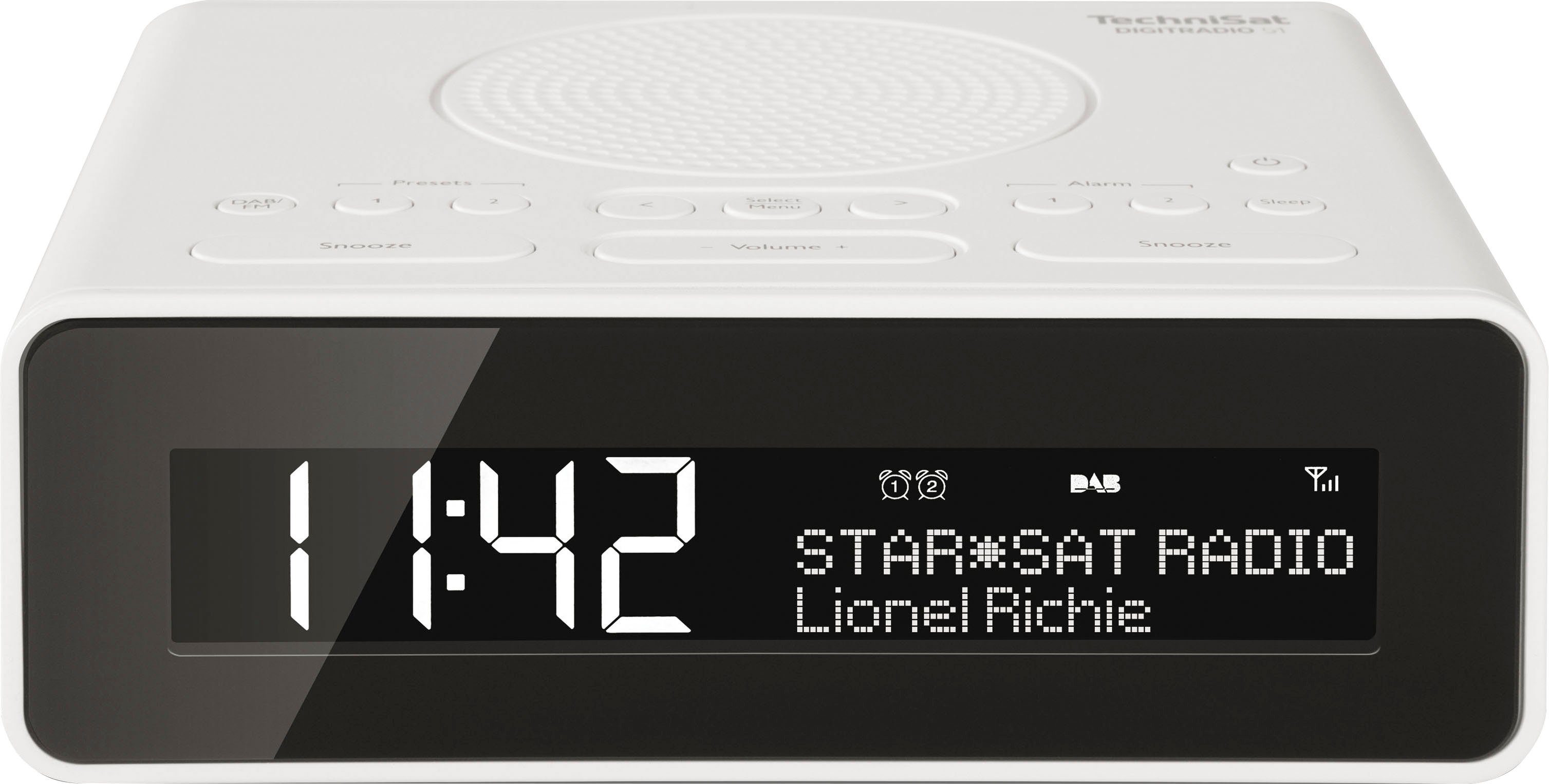 TechniSat Wekkerradio DIGITALE RADIO 51 - wekkerradio met dab+, sluimerfunctie, dimbare display, sleeptimer