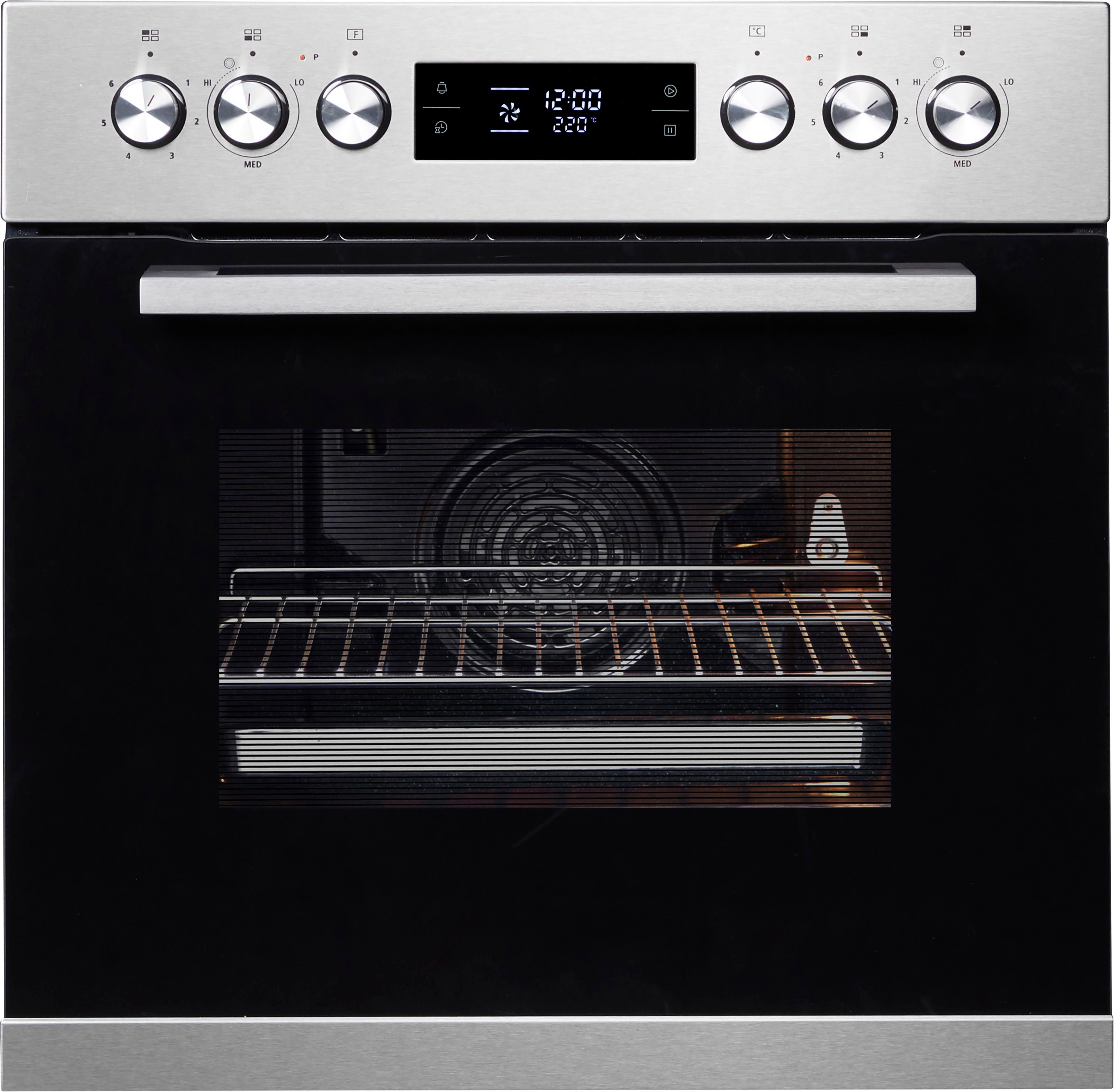 Hanseatic Inbouw elektrisch fornuisset HBCO7010PA1 + HC46066CB Levering zonder aansluitsnoer (elektricien vereist voor aansluiting)