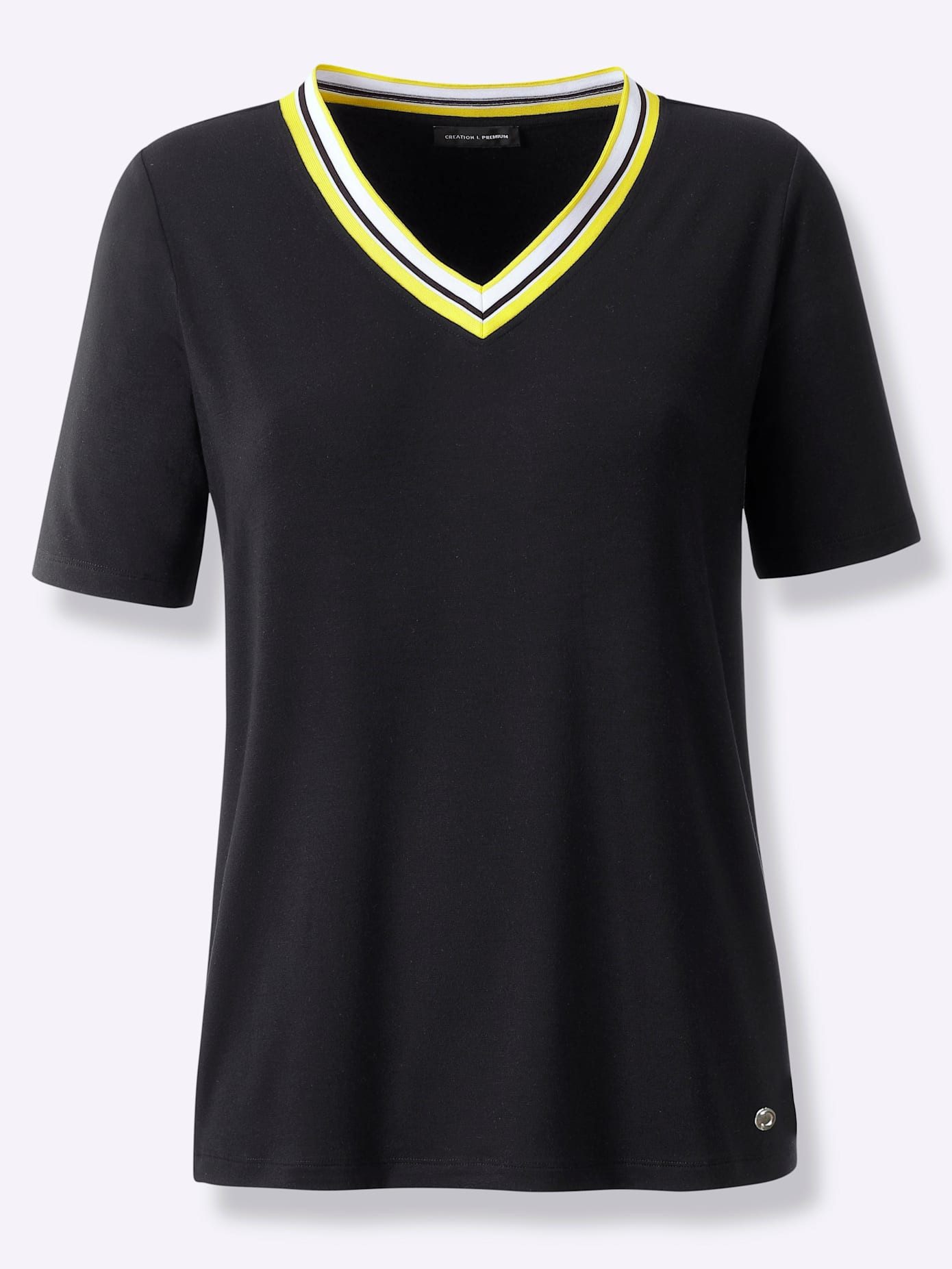 CREATION L PREMIUM Shirt met korte mouwen Modal-shirt (1-delig)