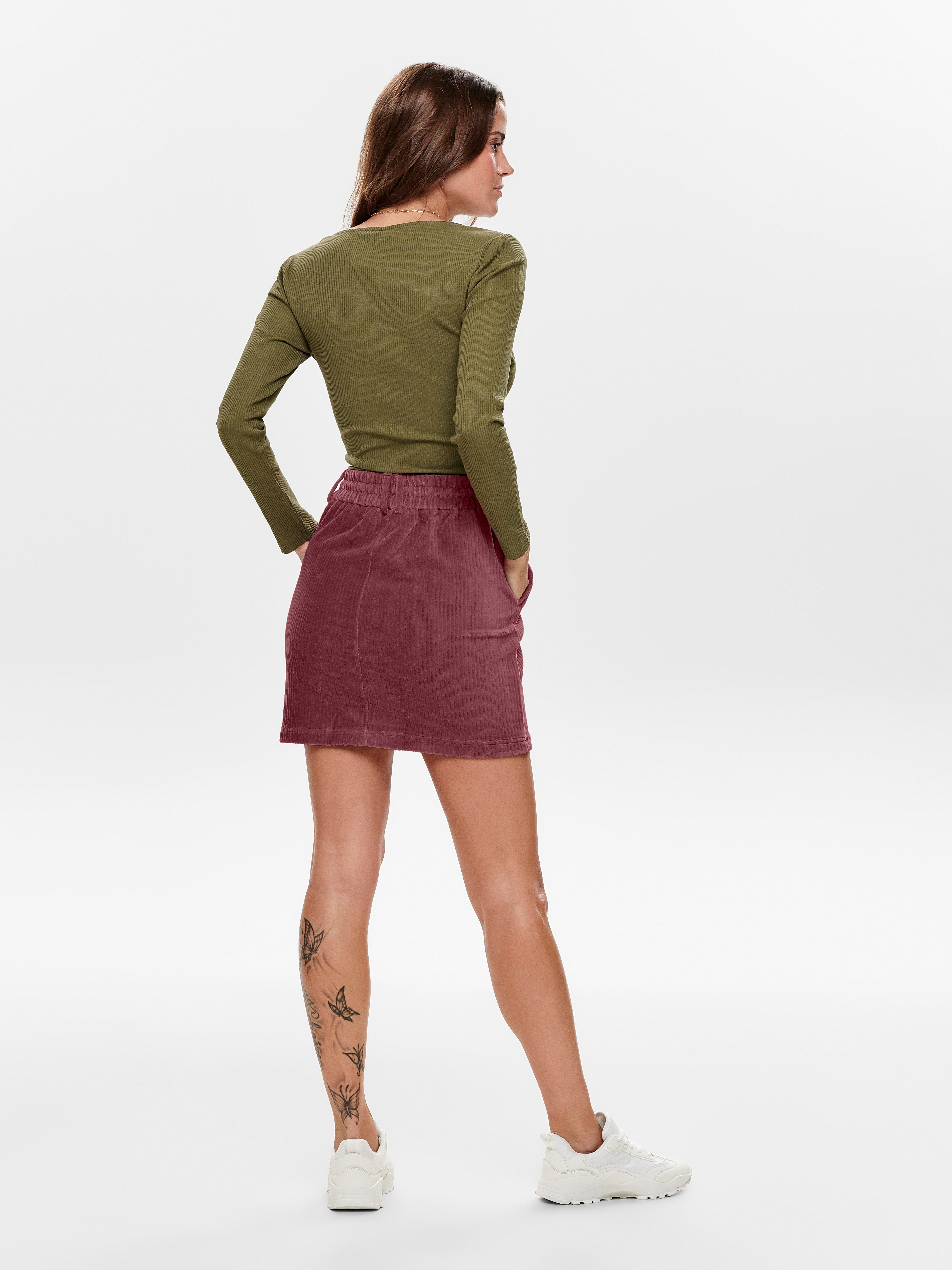 Only Cordrok ONLPOPTRASH CORDEROY SKIRT PNT