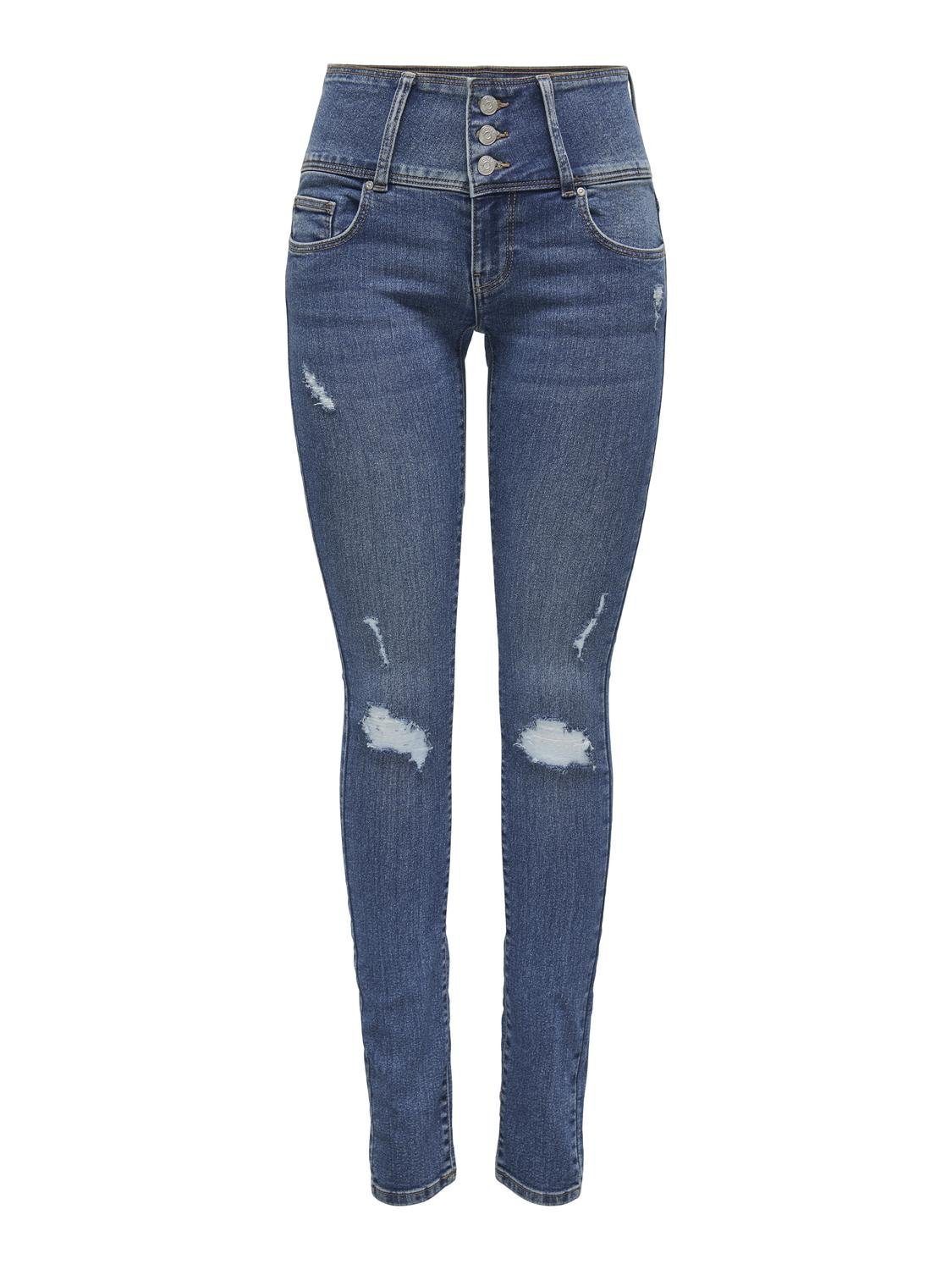 Only Skinny fit jeans ONLANEMONE MID SK VIS BUT DES DNM PIM