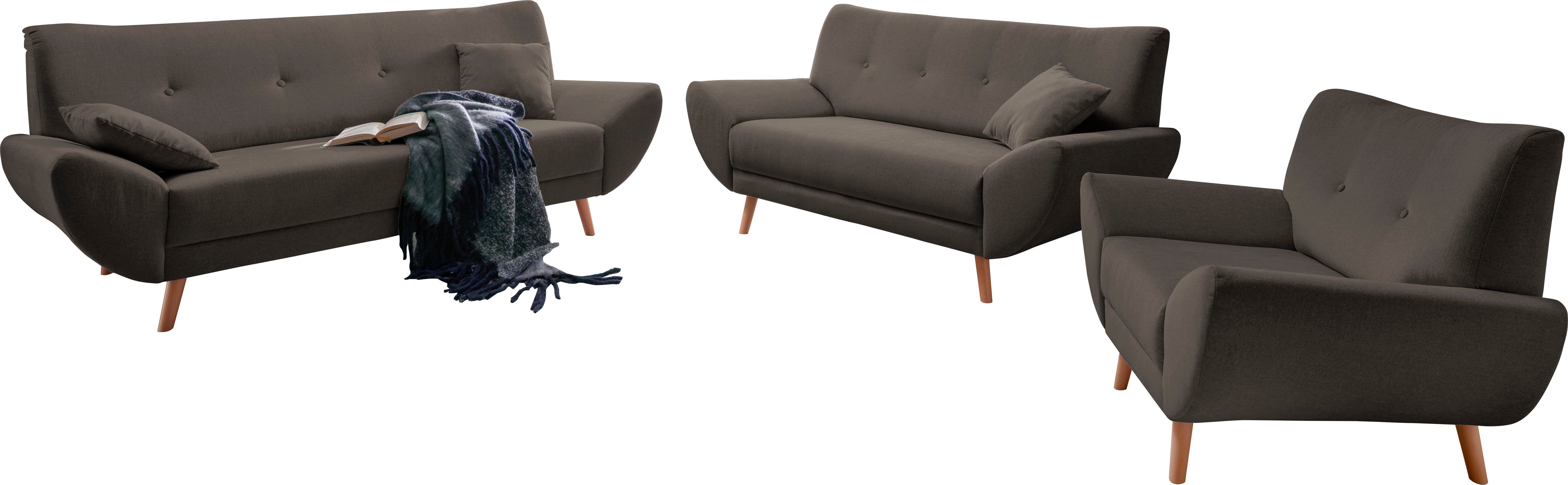 Home affaire Zithoek BASTA Comfortabele golfvering (3-delig)