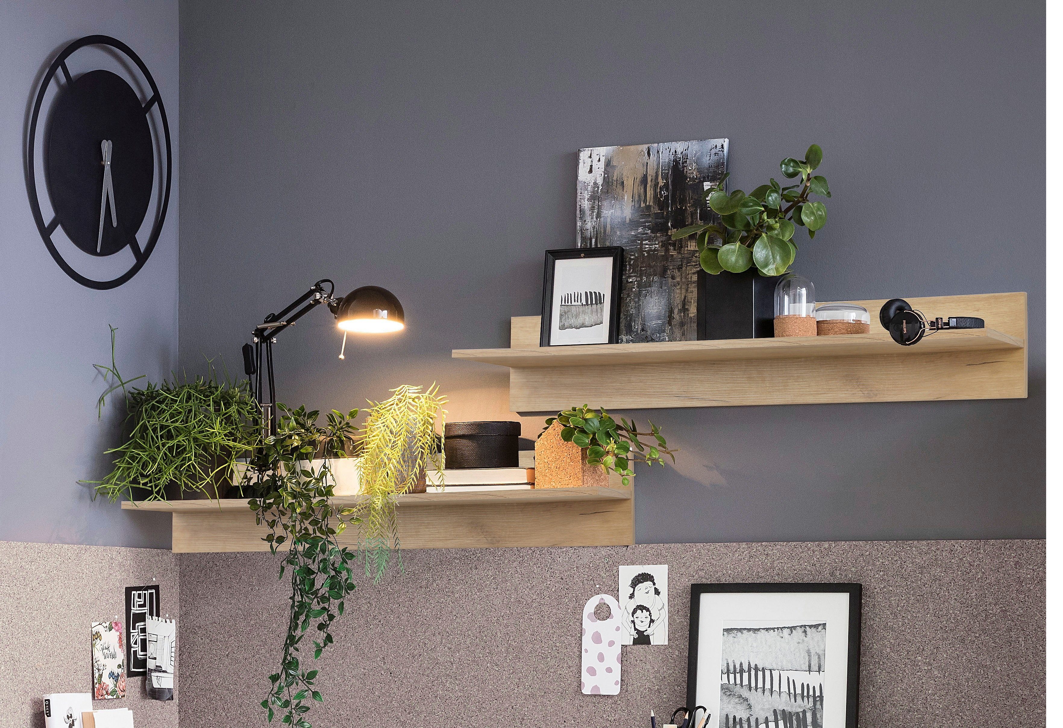Places of Style Wandplank Moid Wandplank, breedte 50 of 100 cm