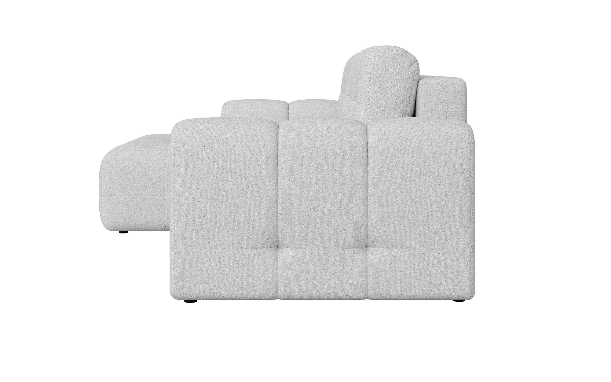 INOSIGN Hoekbank Manilla, optioneel met bedfunctie, B/D/H 265/170/91 cm L-vorm met recamiere rechts/links bestelbaar, golfondersteuning