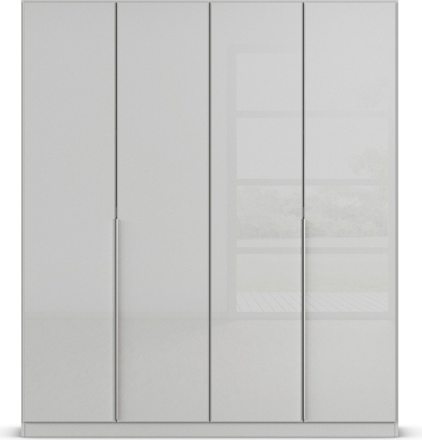 rauch Draaideurkast Kledingkasten kast garderobe AGORDO met glazen front doordachte binnenuitrusting, in 6 breedtes en 2 hoogtes made in germany