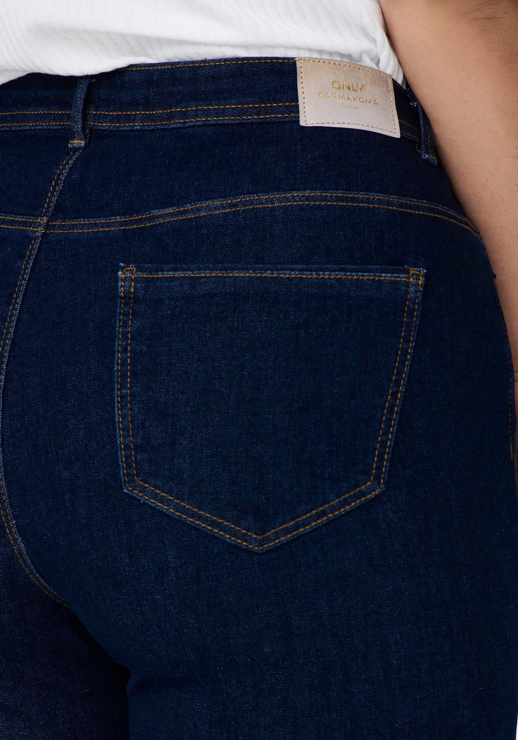 ONLY CARMAKOMA Wijd uitlopende jeans CARSALLY