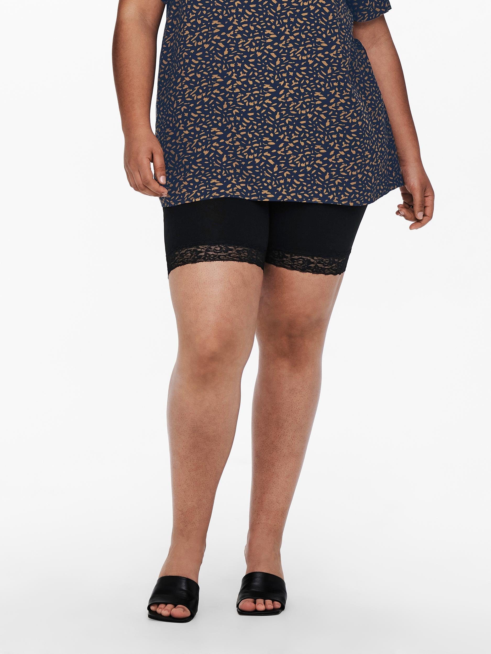 ONLY CARMAKOMA Fietsbroekje CARTIME LIFE SHORTS LIFE WITH LACE NOOS