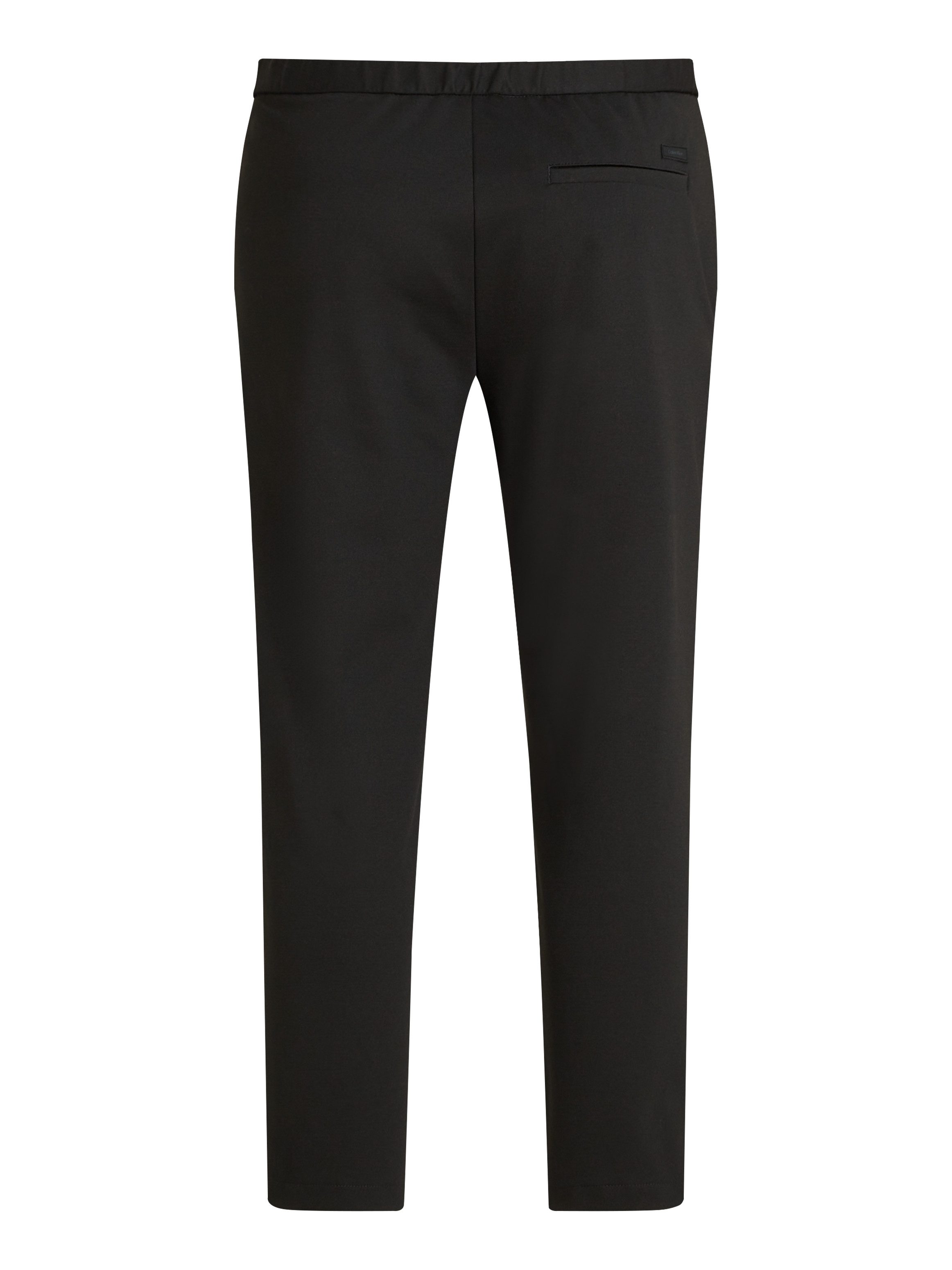 Calvin Klein Chino BT_COMFORT KNIT TAPERED PANT in grote maten met logo-embossing