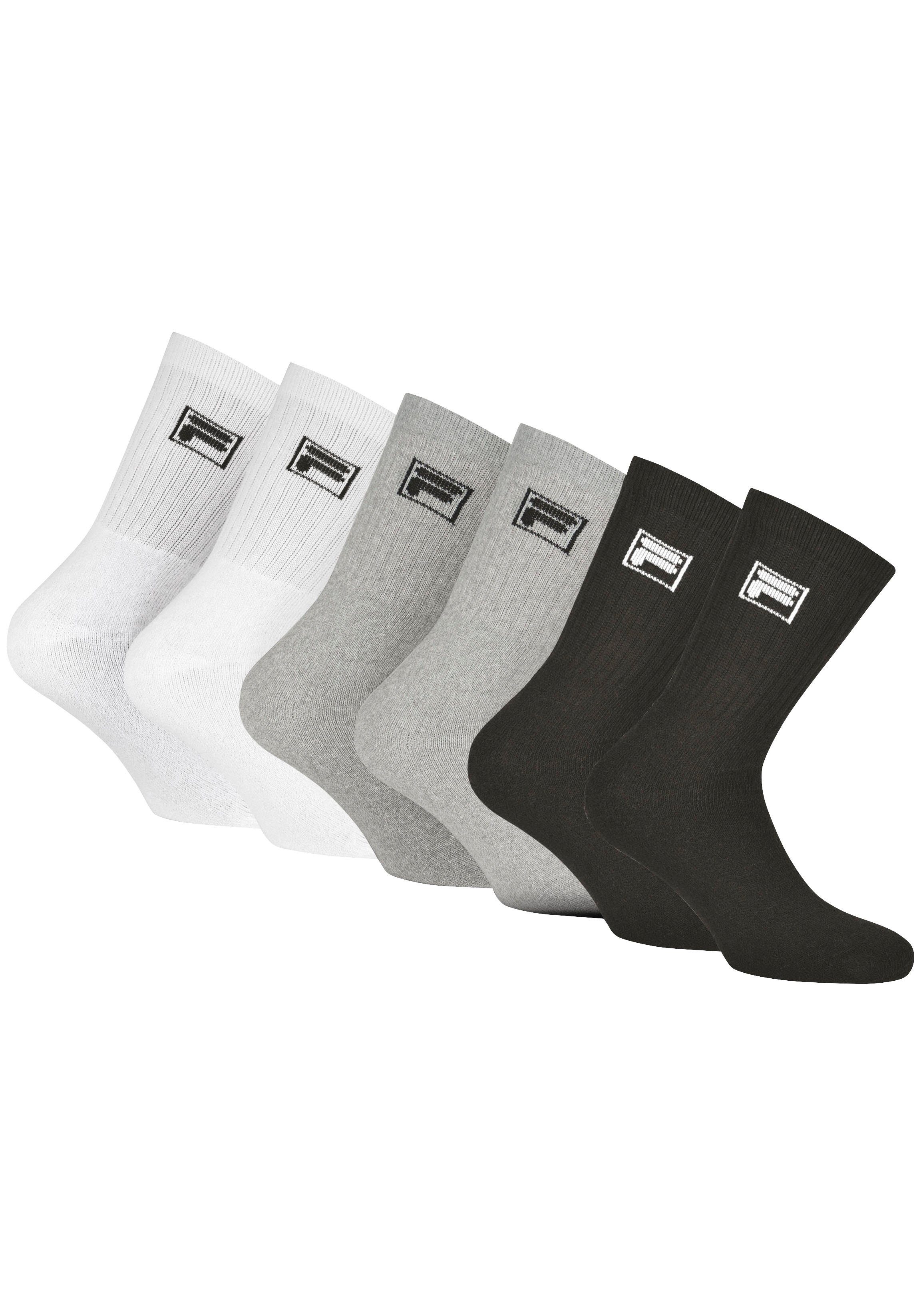 Fila Sportsokken Klassieke tennissokken in 6-pack (6 paar, Set van 6)