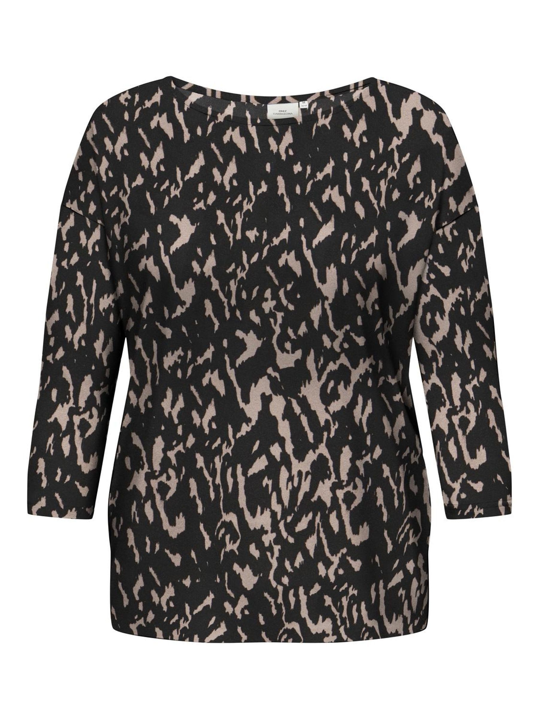 ONLY CARMAKOMA Shirt met 3 4-mouwen CARALBA 3 4 TOP NOOS