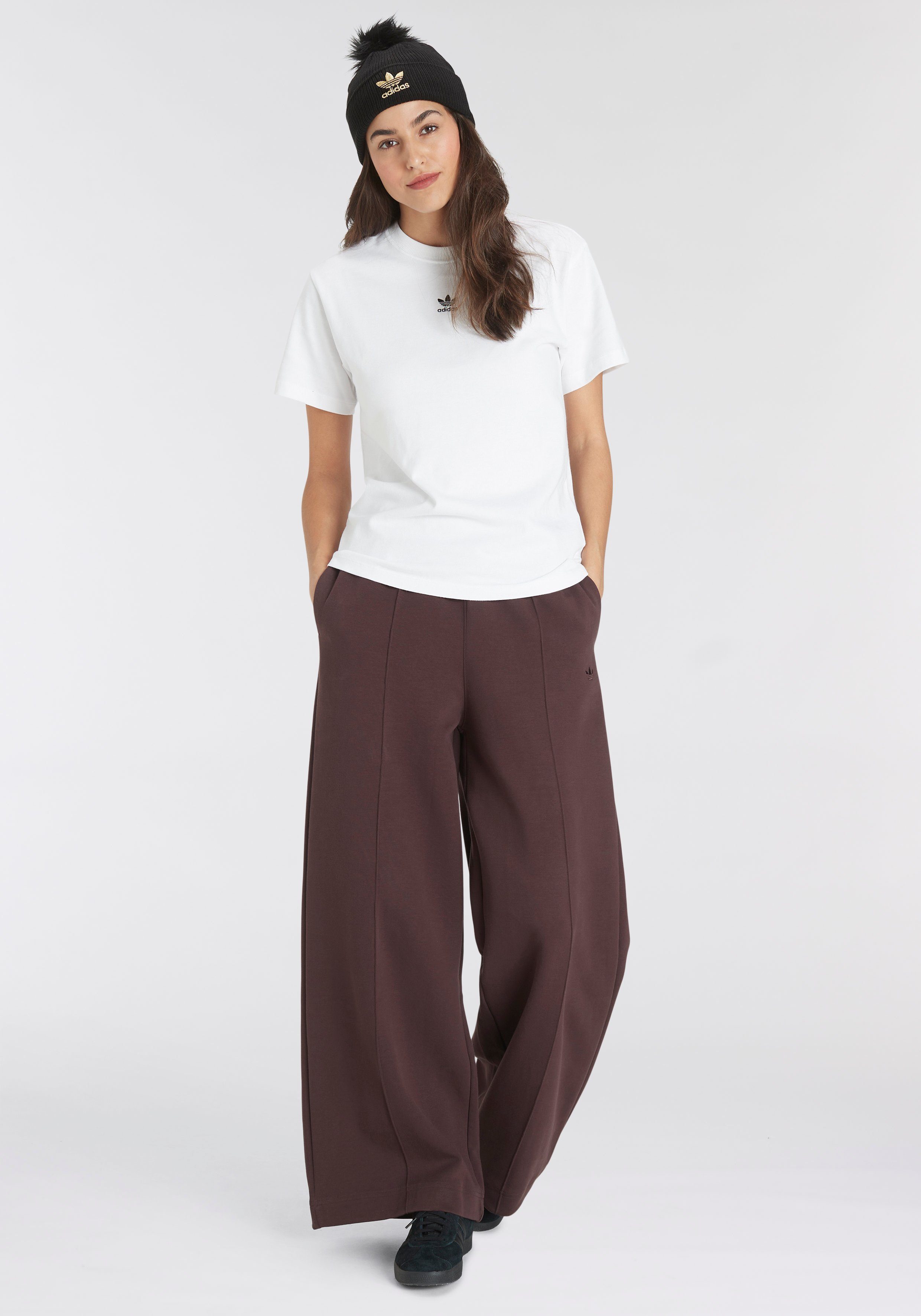 adidas Originals Sportbroek PREMIUM ESSENTIALS WIDELEG PINTUCK BROEK (1-delig)
