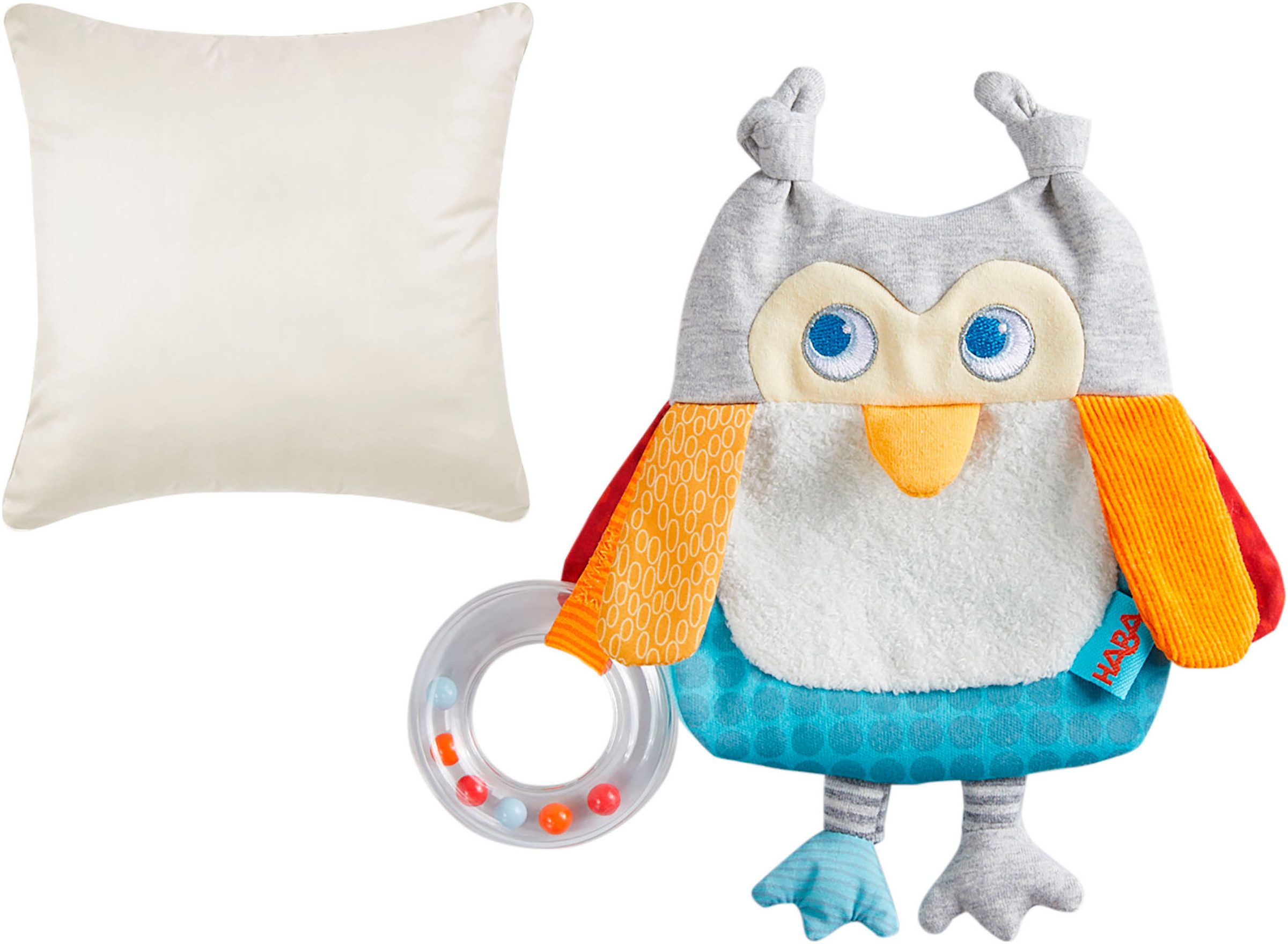 Haba Grijpspeeltje Ontdekkersdoek uil