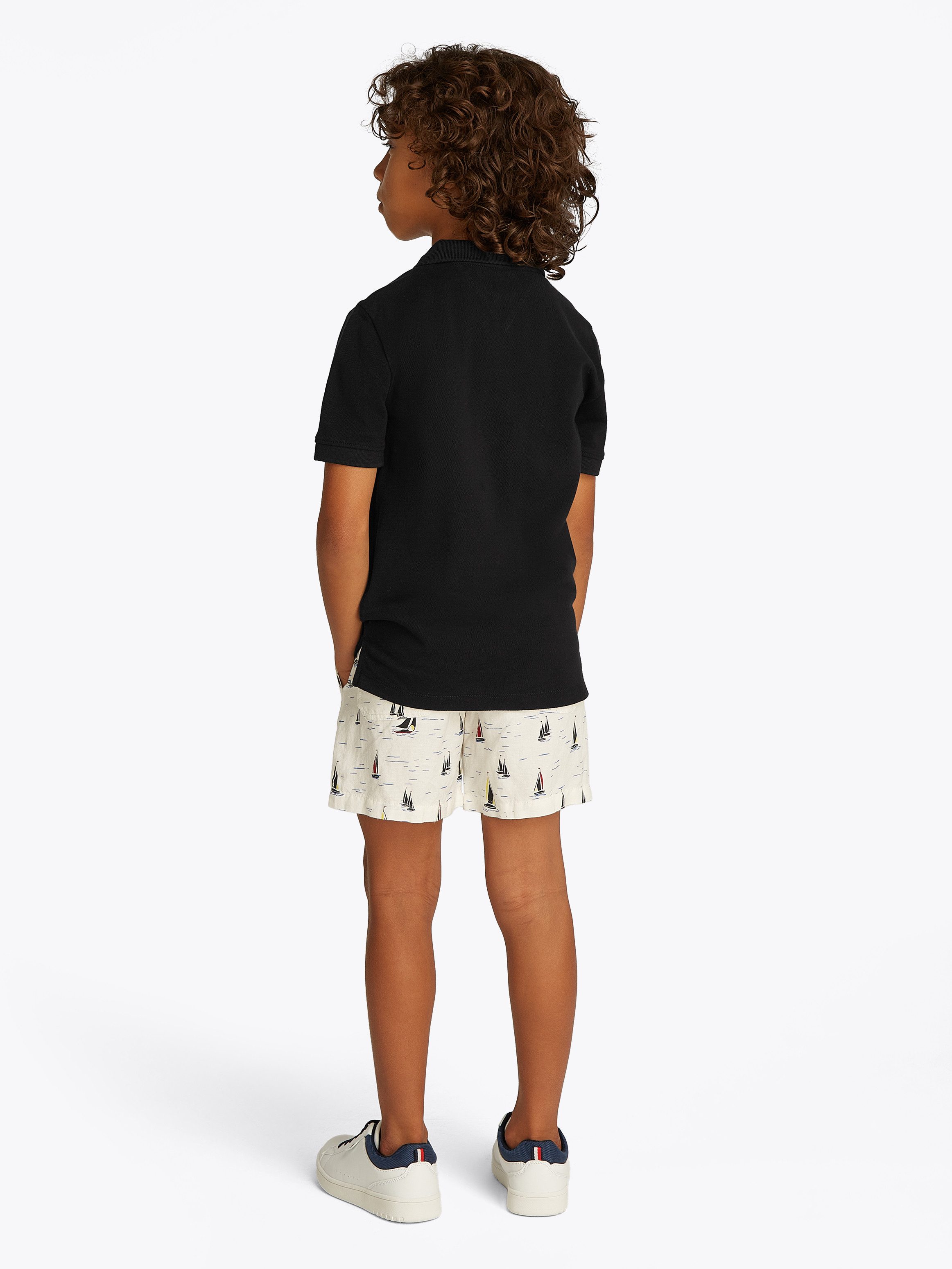 Tommy Hilfiger Poloshirt FLAG POLO SS met geborduurd logo