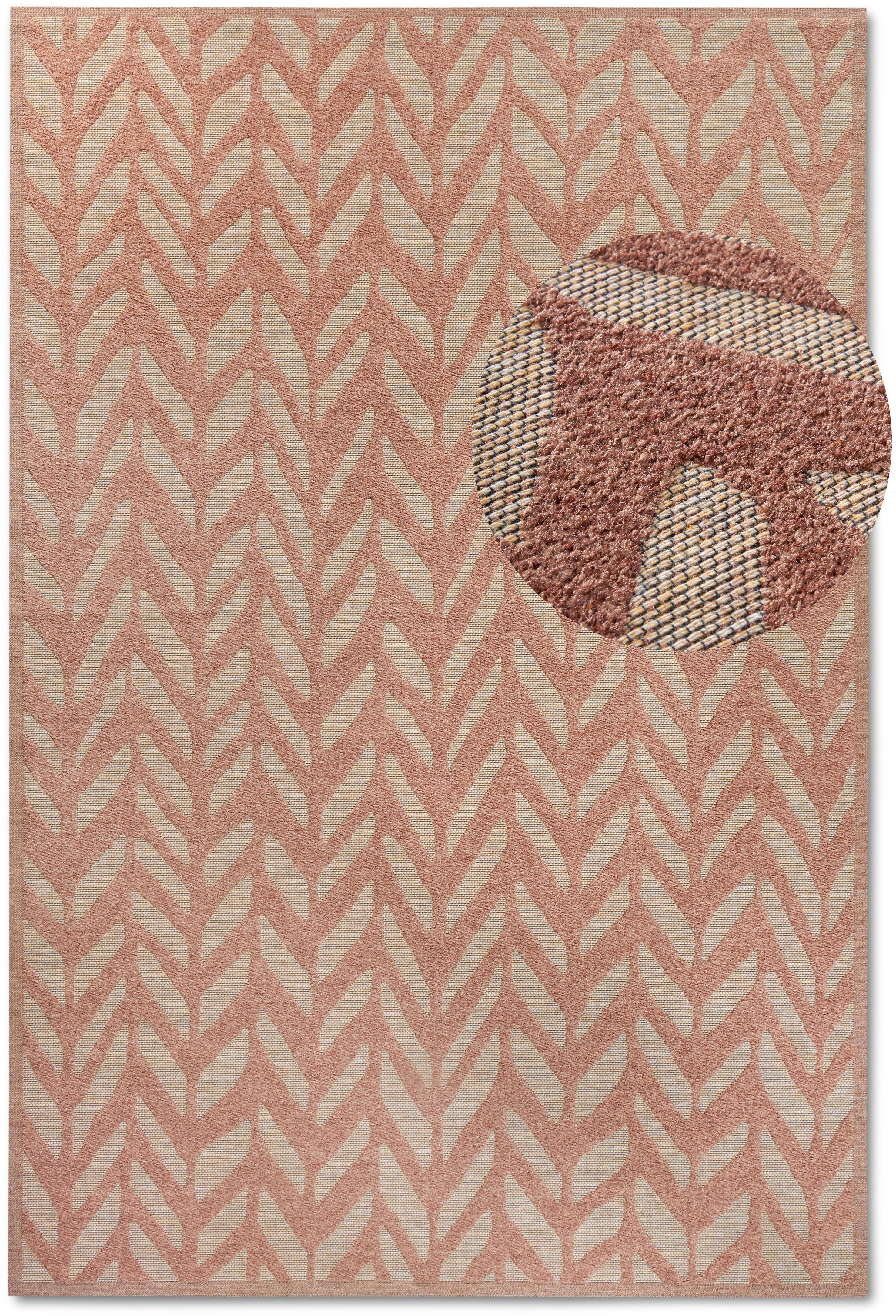 Villeroy & Boch Outdoorkleed Georgette In-& Outdoor, Vlakweefsel, weerbestendig, Terras, Balkon, modern, Trend