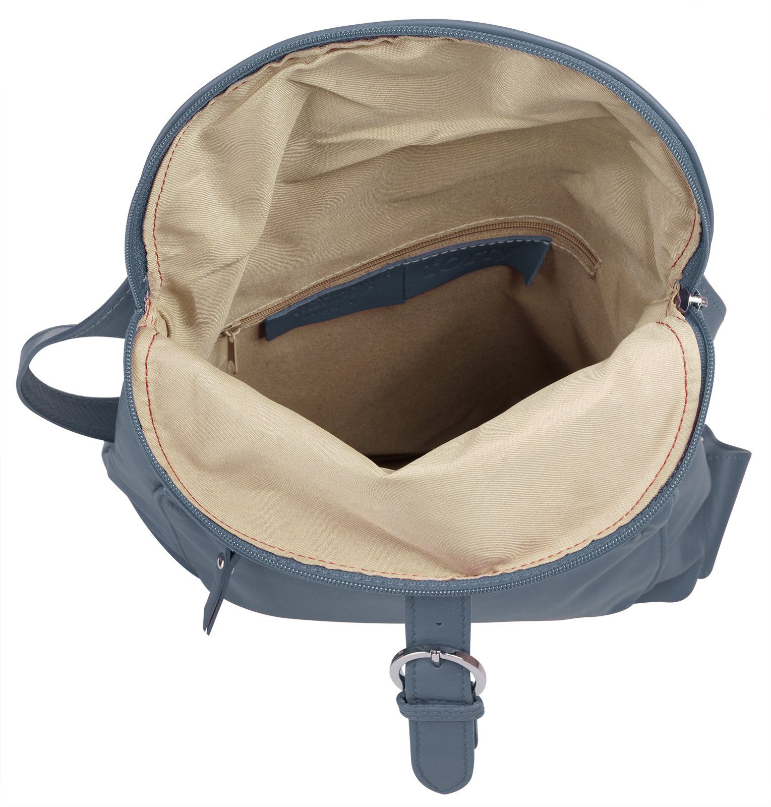 Forty Degrees Rugzak echt leer, made in italy
