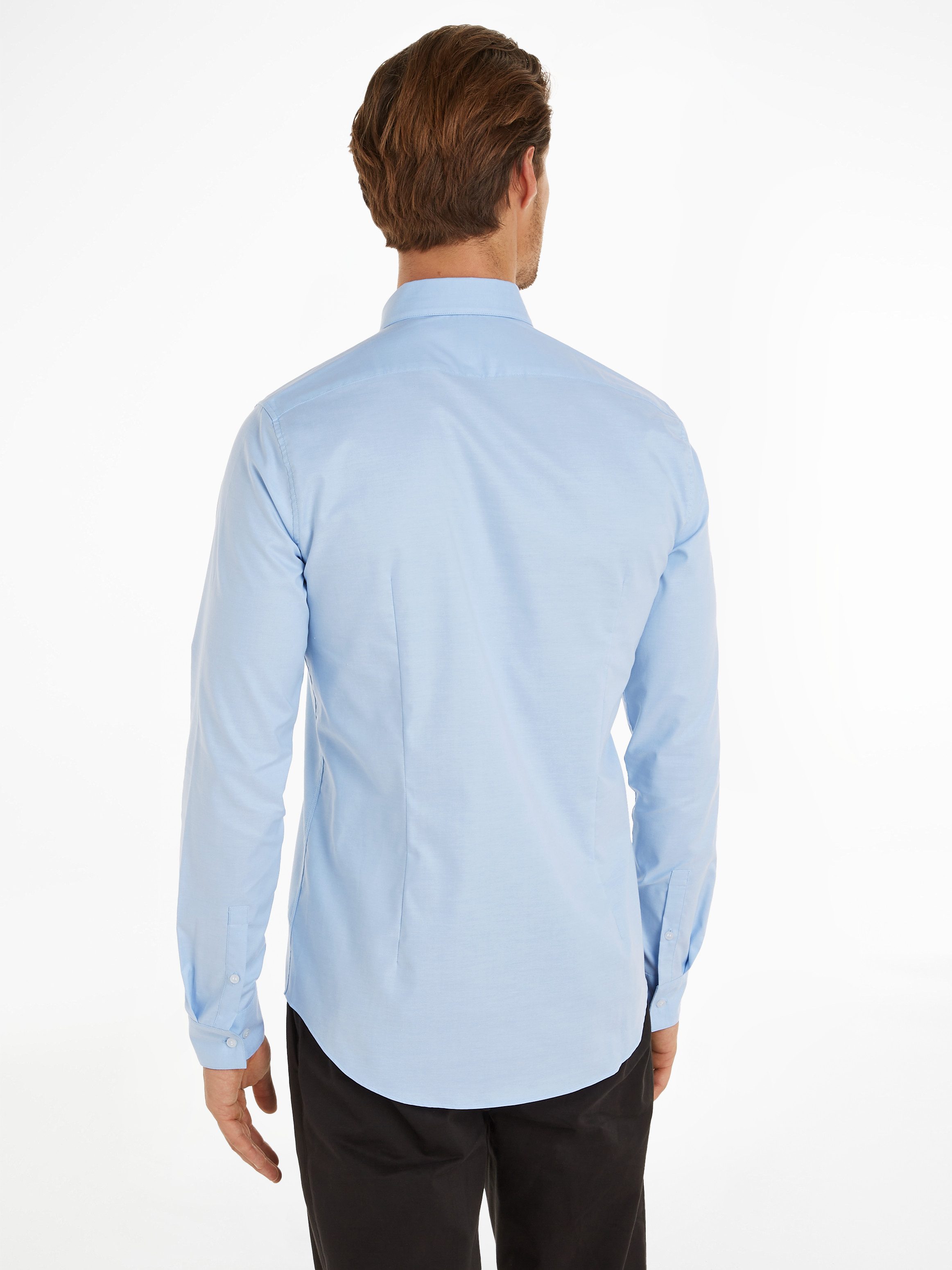 Calvin Klein Overhemd met lange mouwen OXFORD SOLID SLIM SHIRT