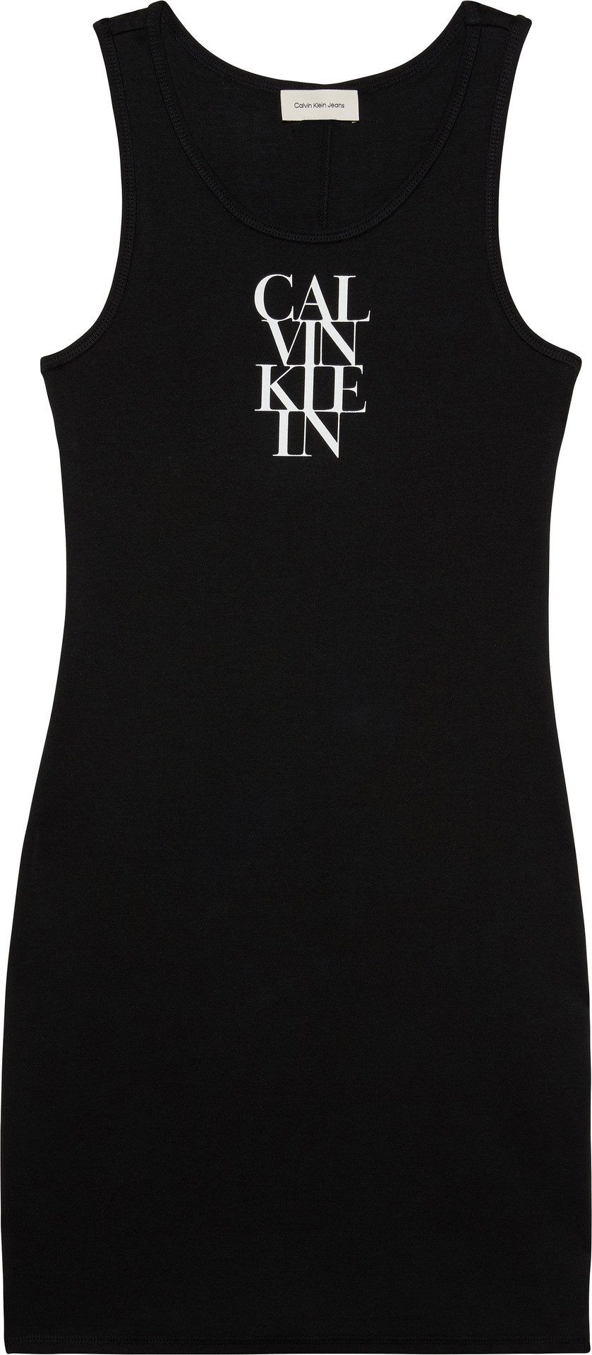 Calvin Klein Jerseyjurk SL COTTON 1X1 RIB TANK DRESS