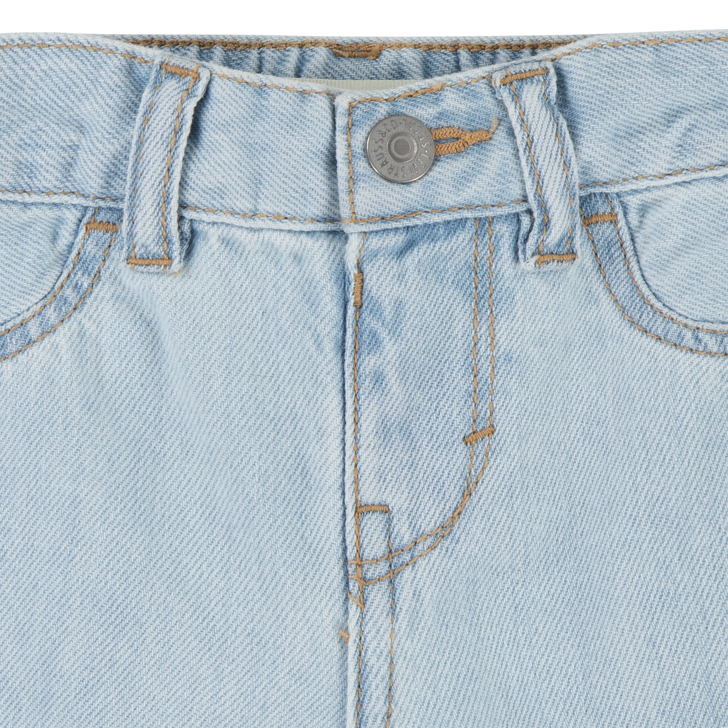 Levi's Kidswear Shirt broek jas LVG BOMBER TEE AND WIDE PANT S met bloemenborduursel, colorblock-design (set, 3-delig, 3-delig)