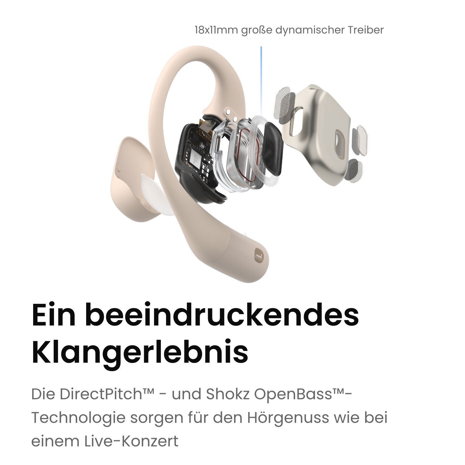 Shokz In-ear-oordopjes OpenFit