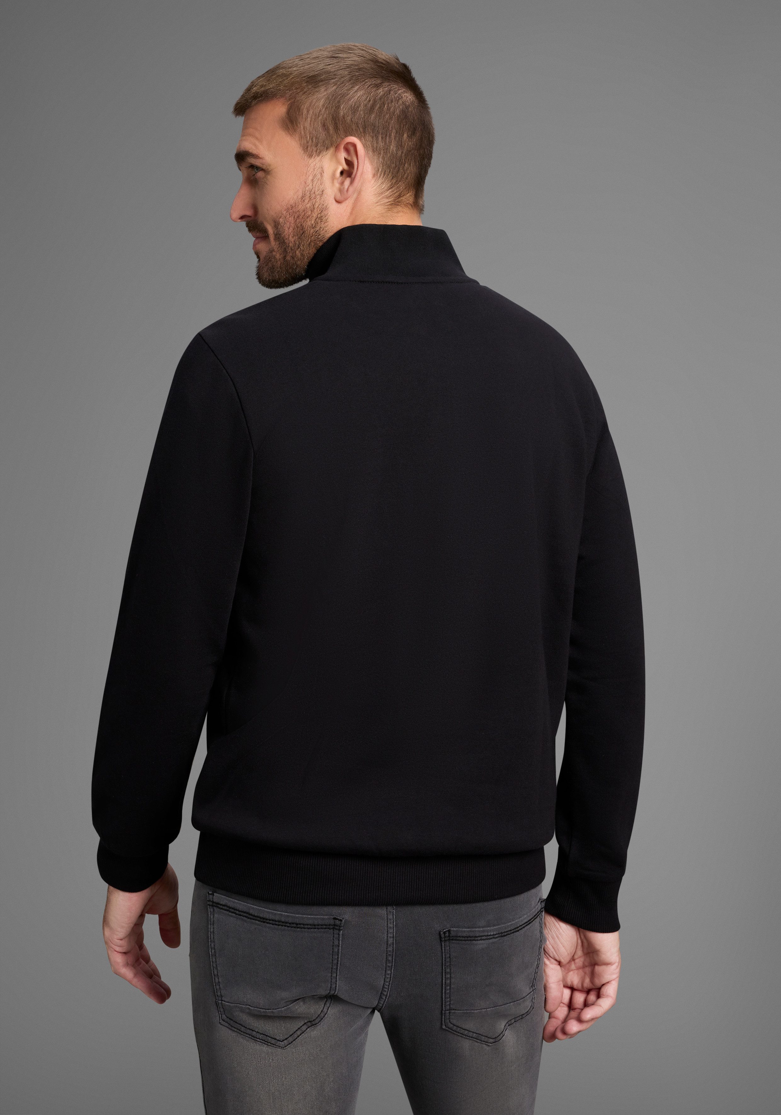 Bruno Banani Sweatshirt met schipperskraag
